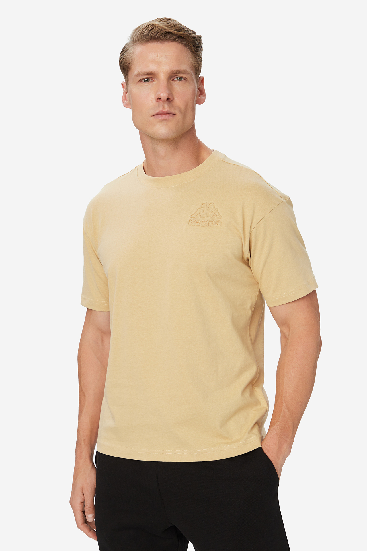 T-shirt KAPPA 36262GW-W6E Beżowy jasny