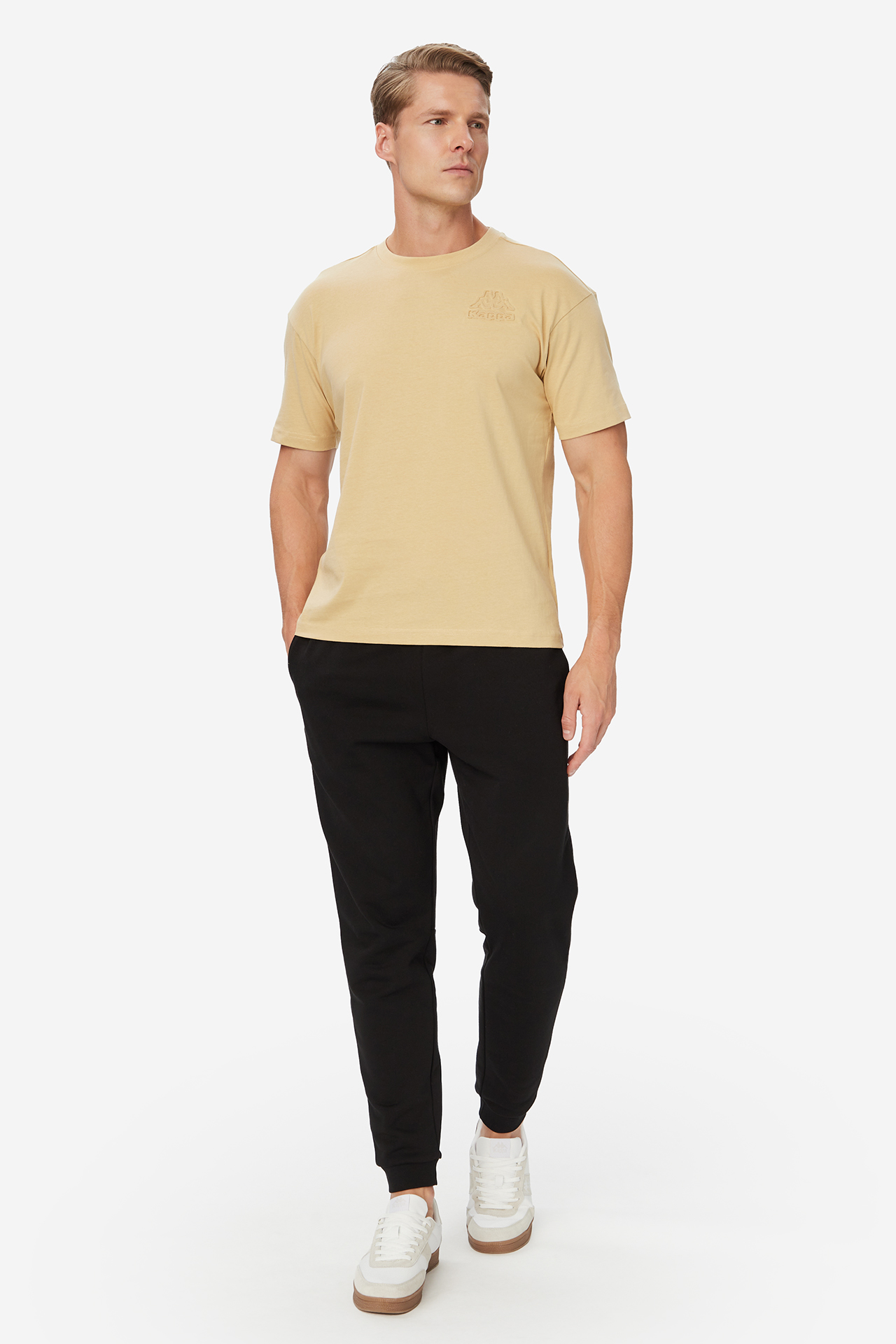 T-shirt KAPPA 36262GW-W6E Beżowy jasny