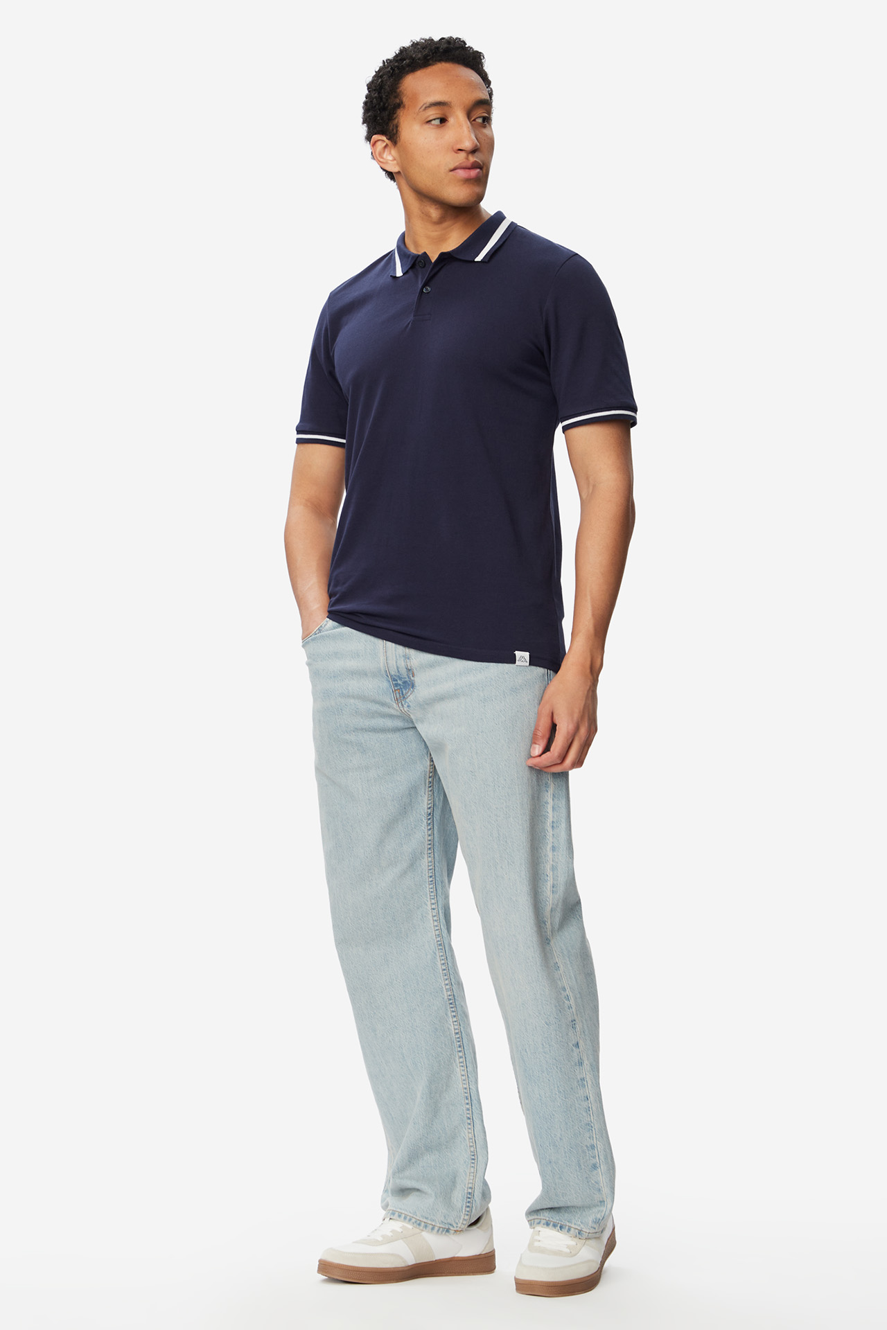 Koszulka polo KAPPA 332C2EW-BL1 Granatowy