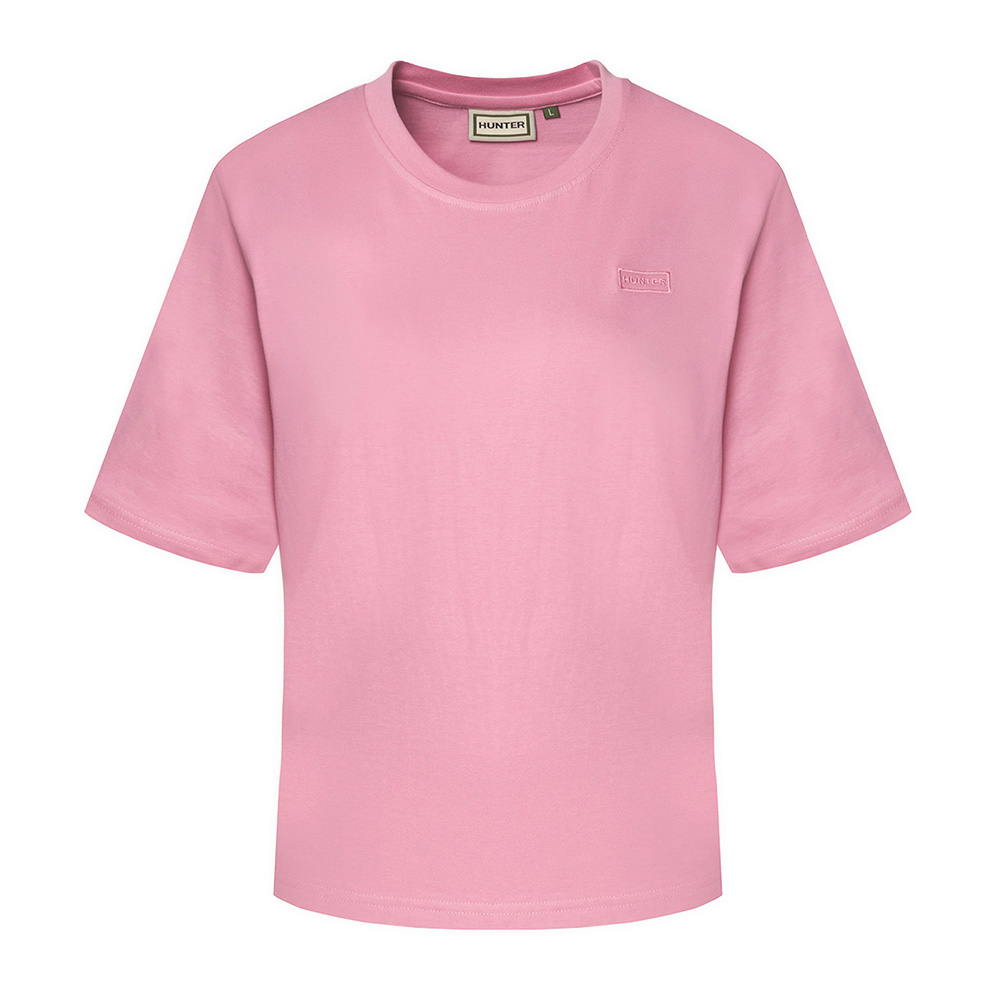 T-shirt HUNTER HAGW0068251-RA Kremowy