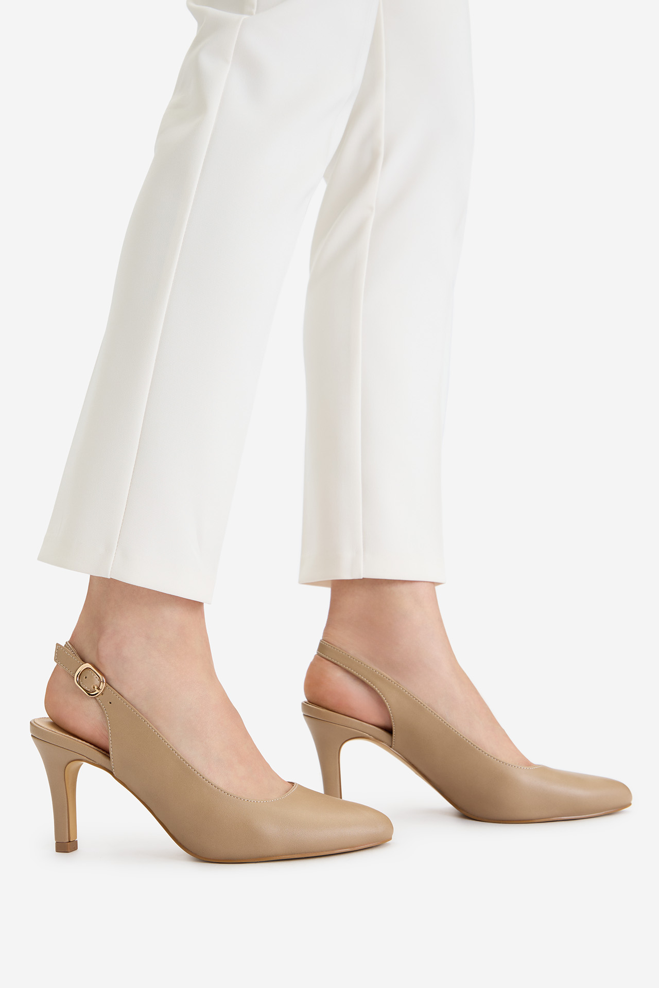 Lodičky na podpatku Béžová