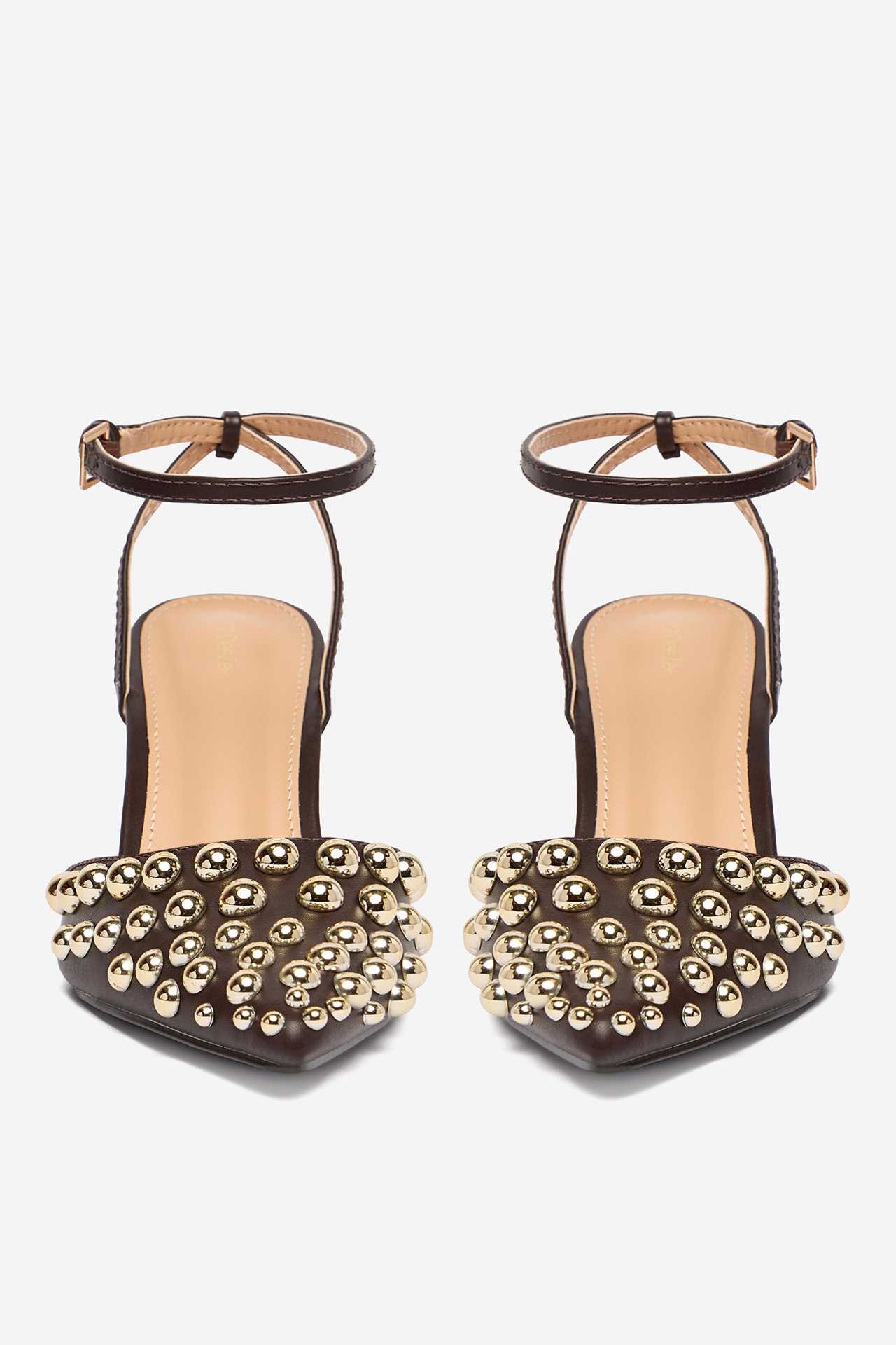 Čevlji z visoko peto Čokoladno rjava