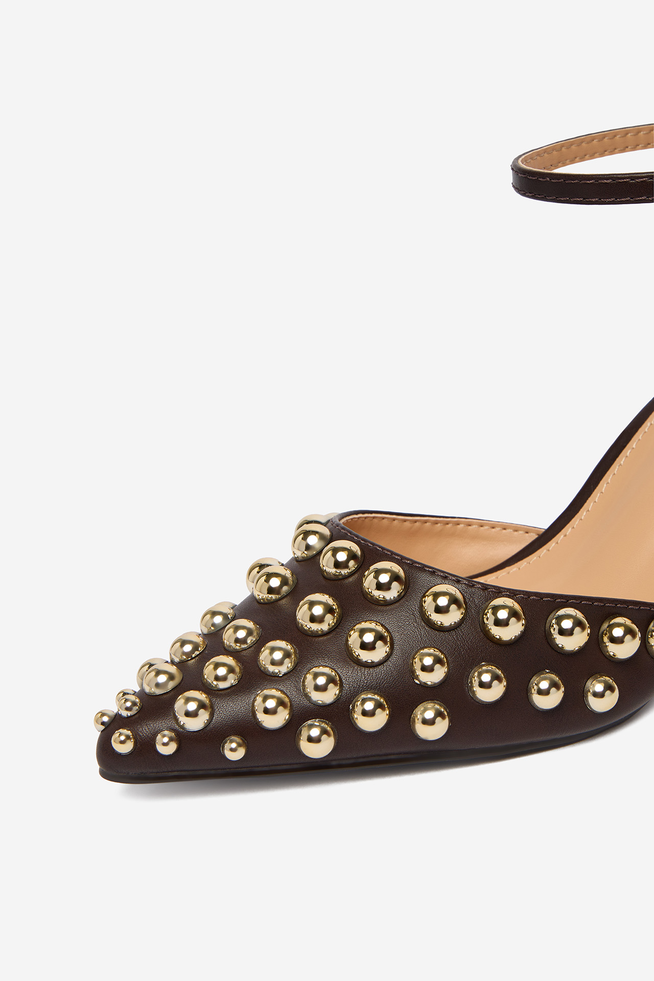 Čevlji z visoko peto Čokoladno rjava