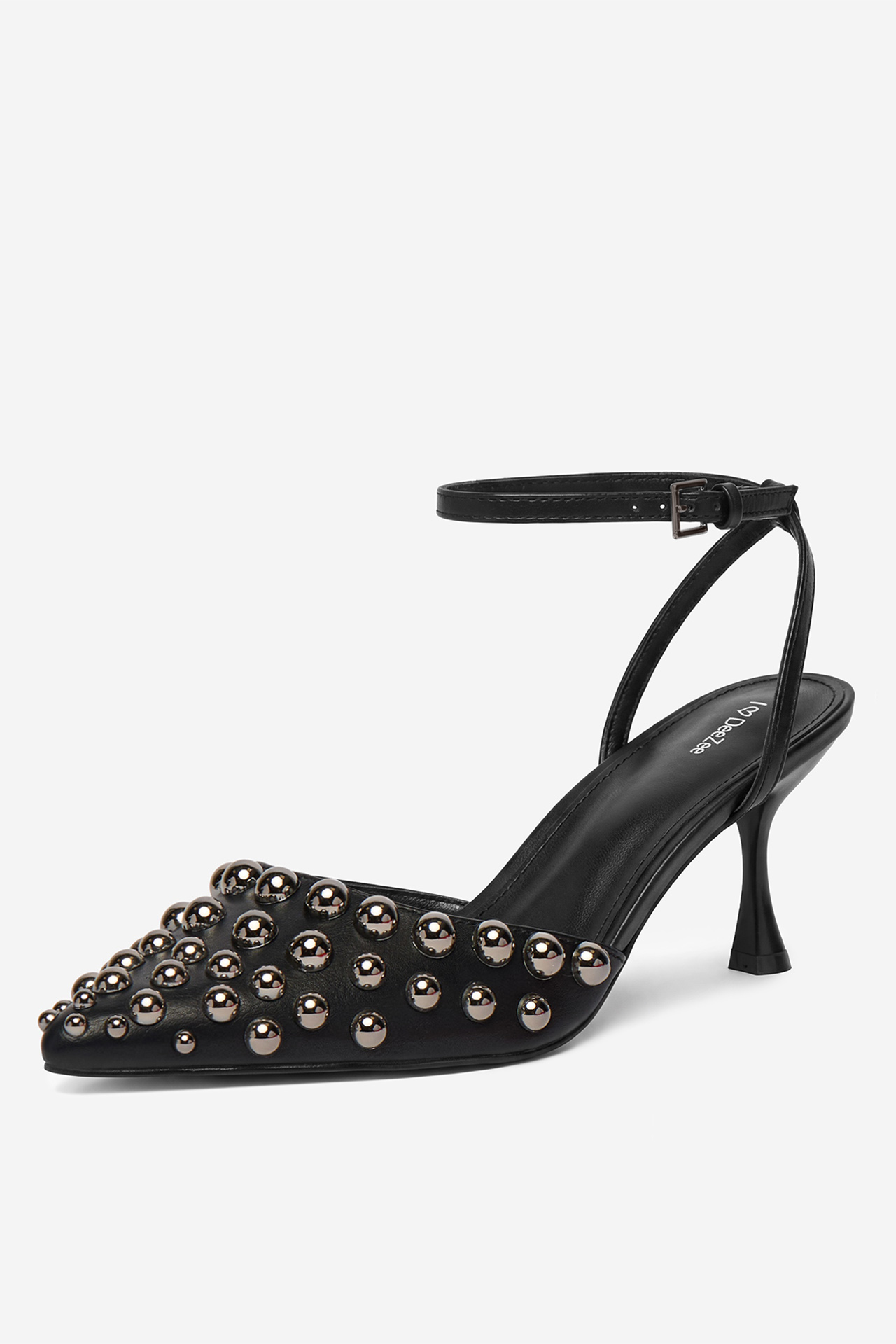 Čevlji z visoko peto Črna