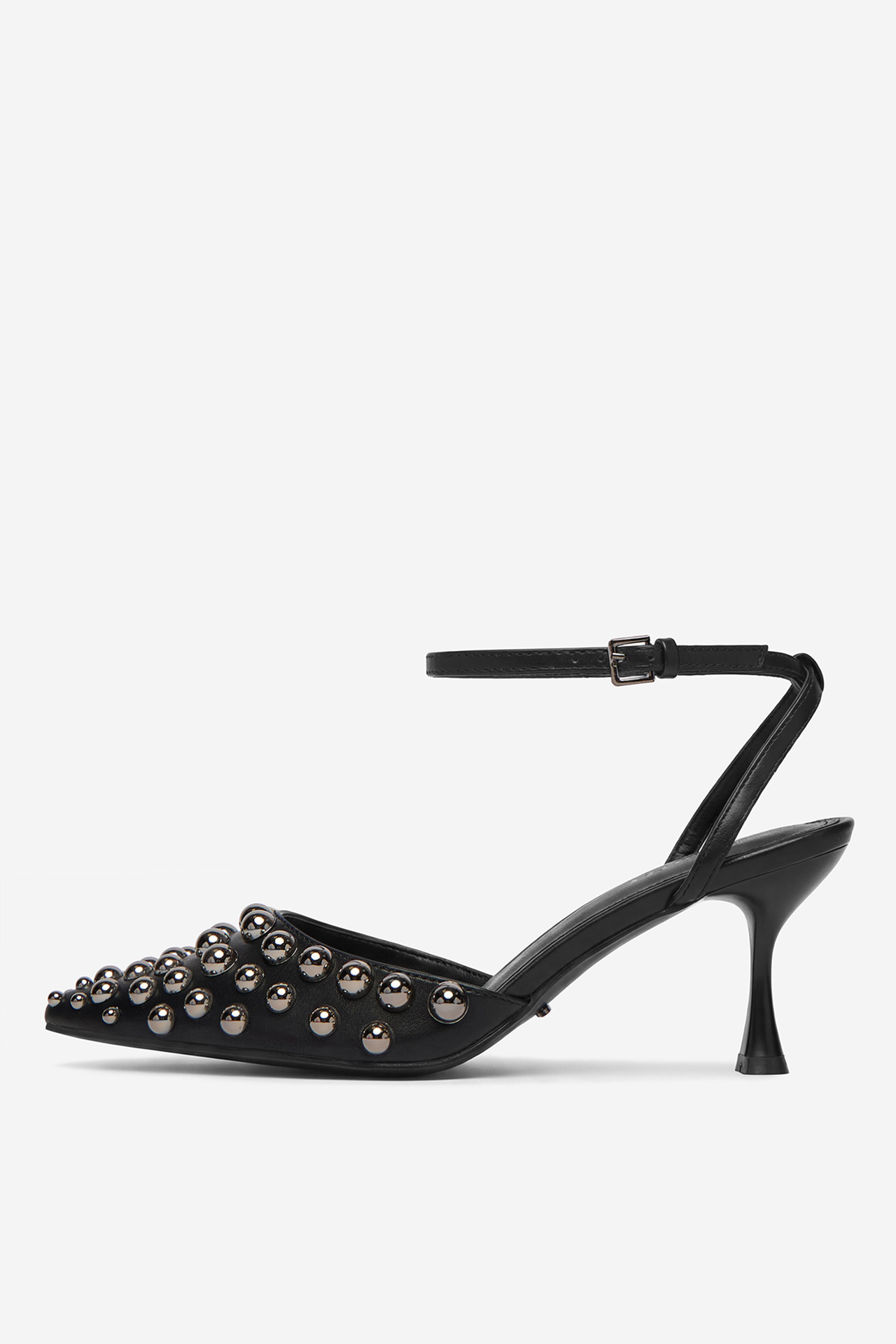 Čevlji z visoko peto Črna