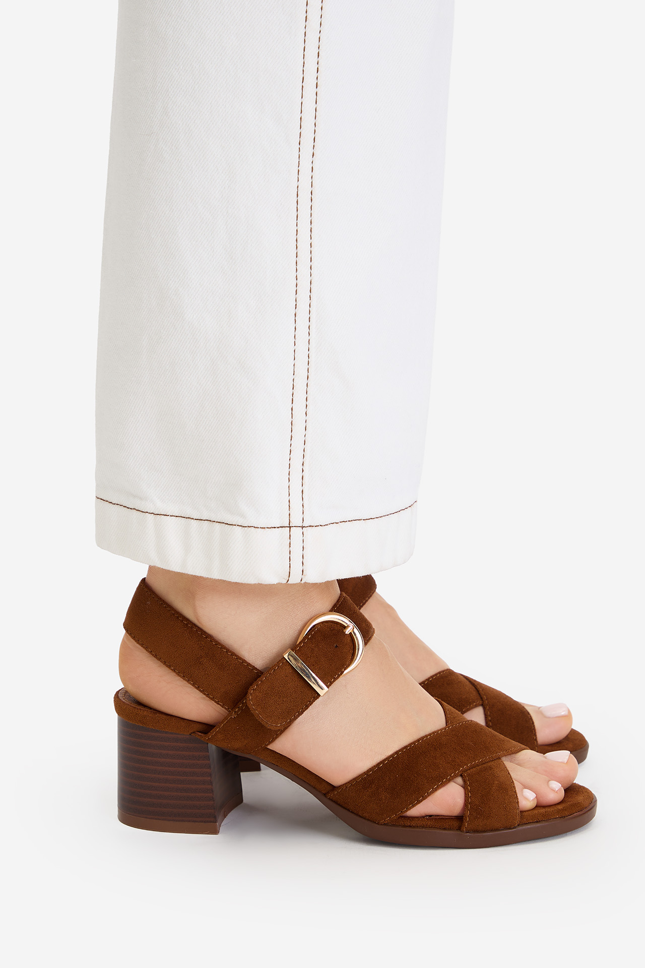 Sandály Hnědá