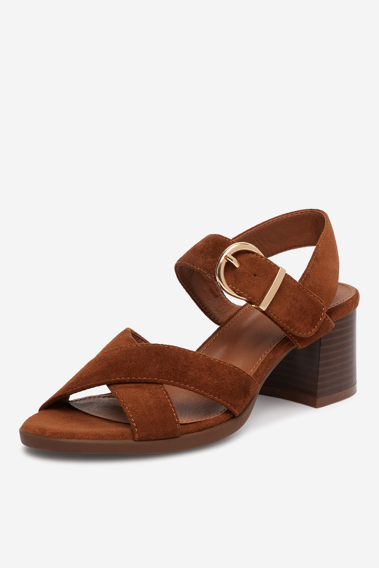 Sandály Hnědá