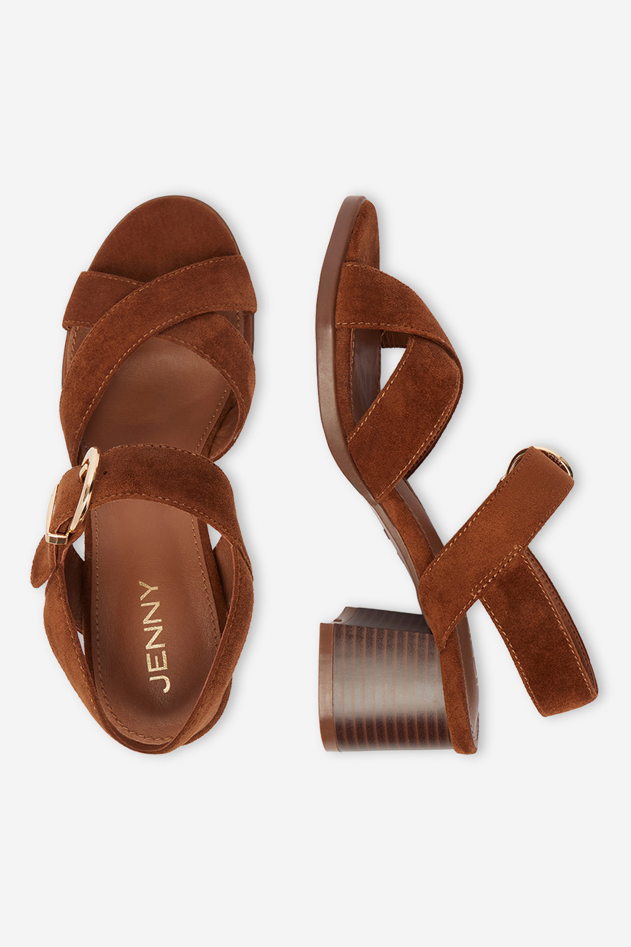 Sandály Hnědá