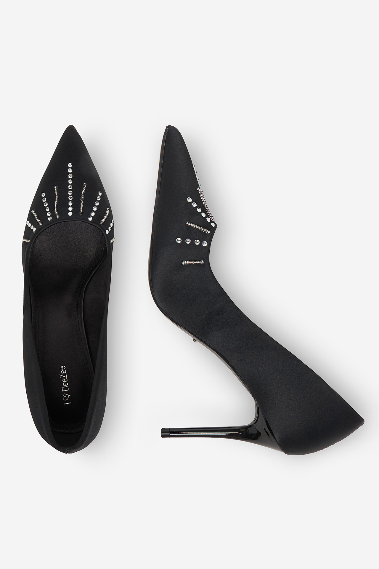 Lodičky na podpatku Černá