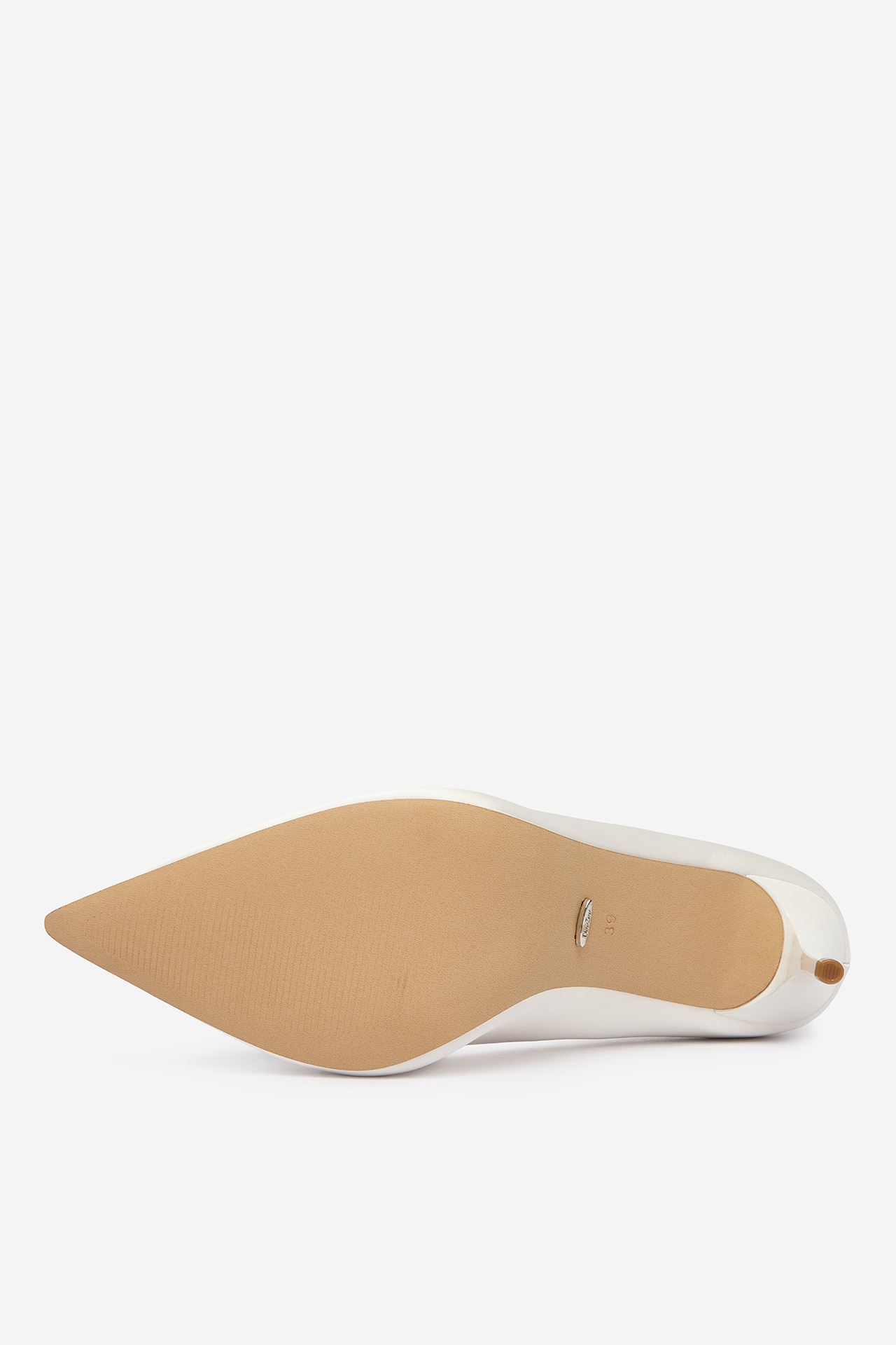 Lodičky na podpatku Bílá