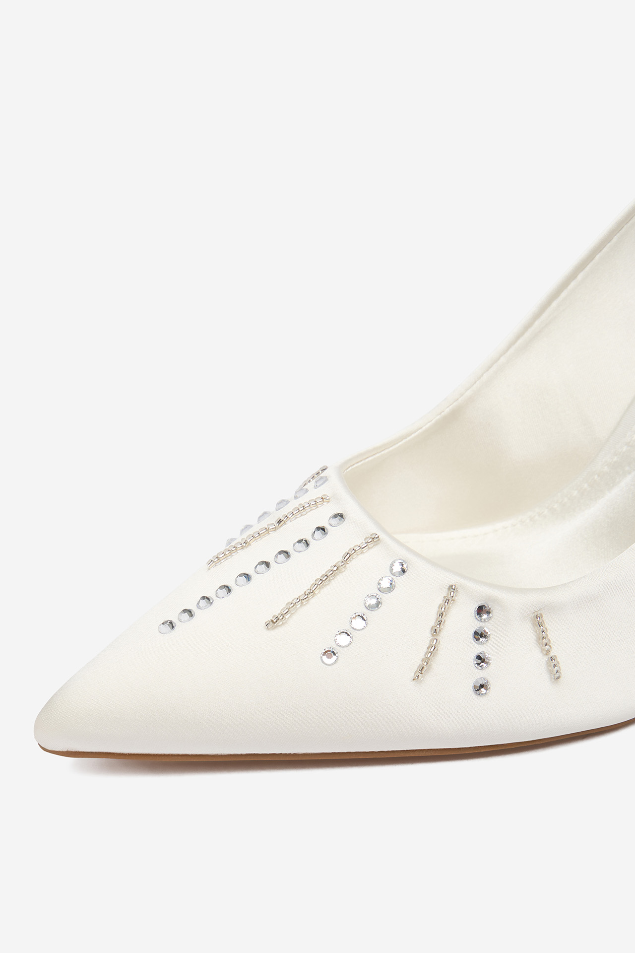 Lodičky na podpatku Bílá