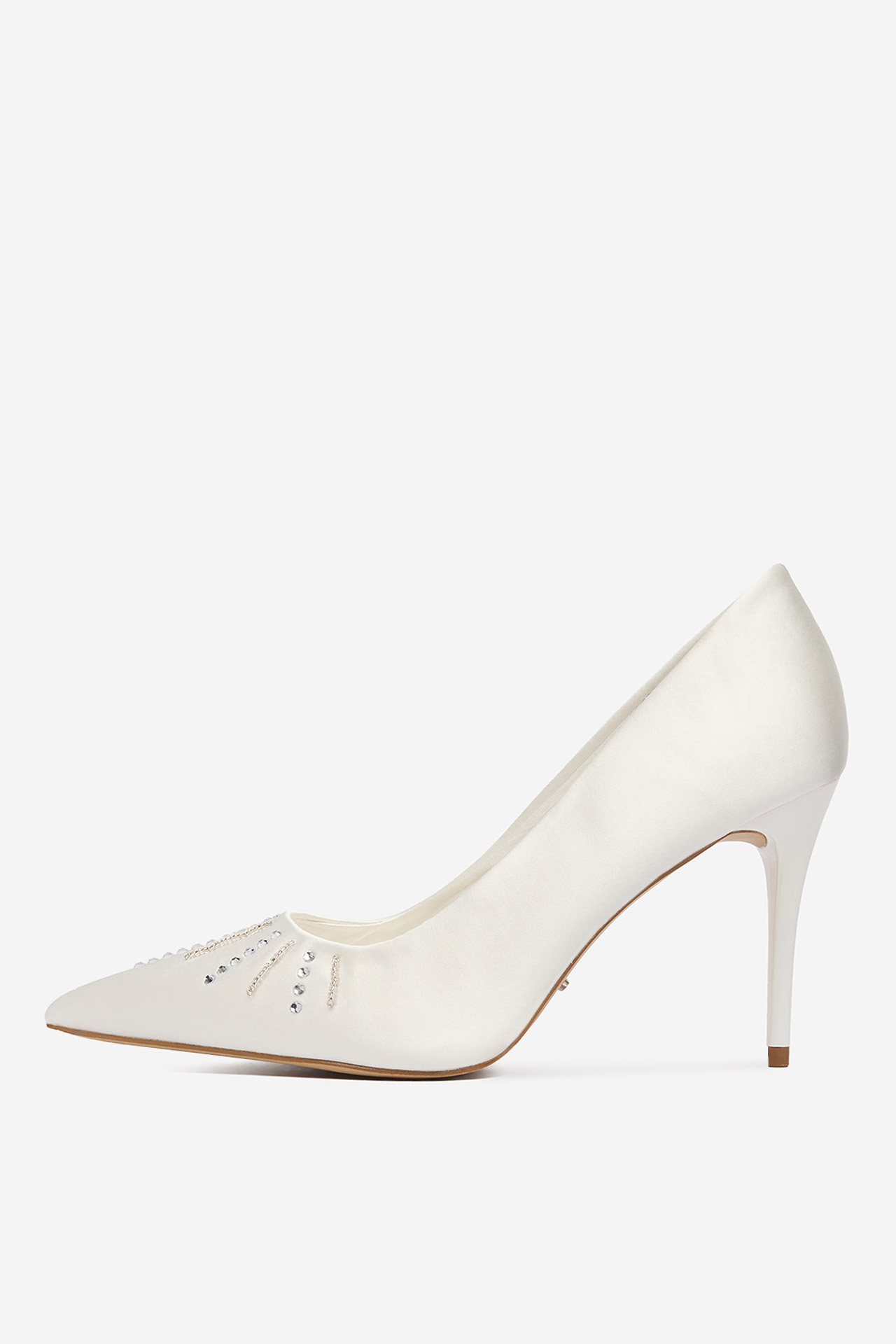 Lodičky na podpatku Bílá