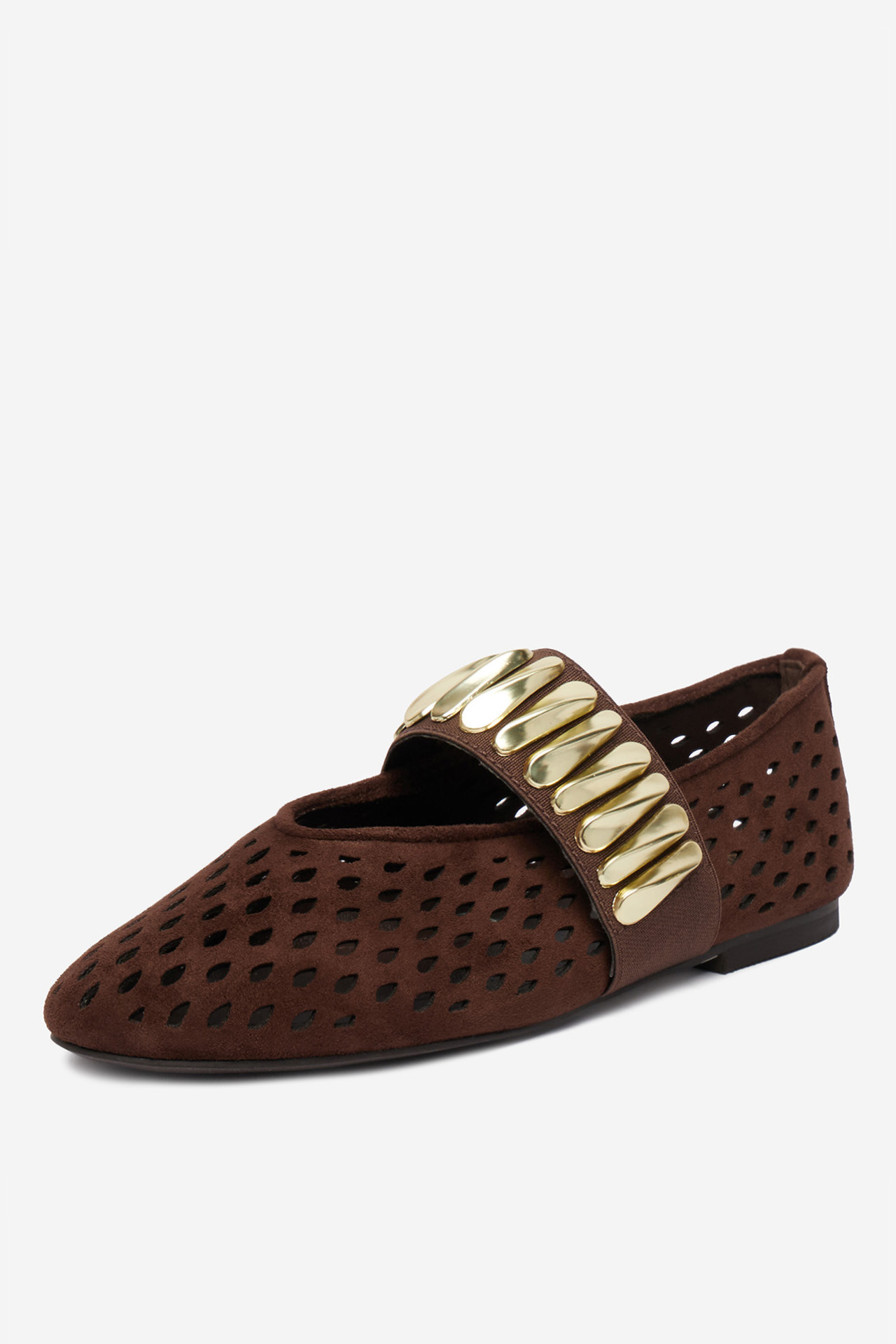 Baleríny Tmavě hnědá