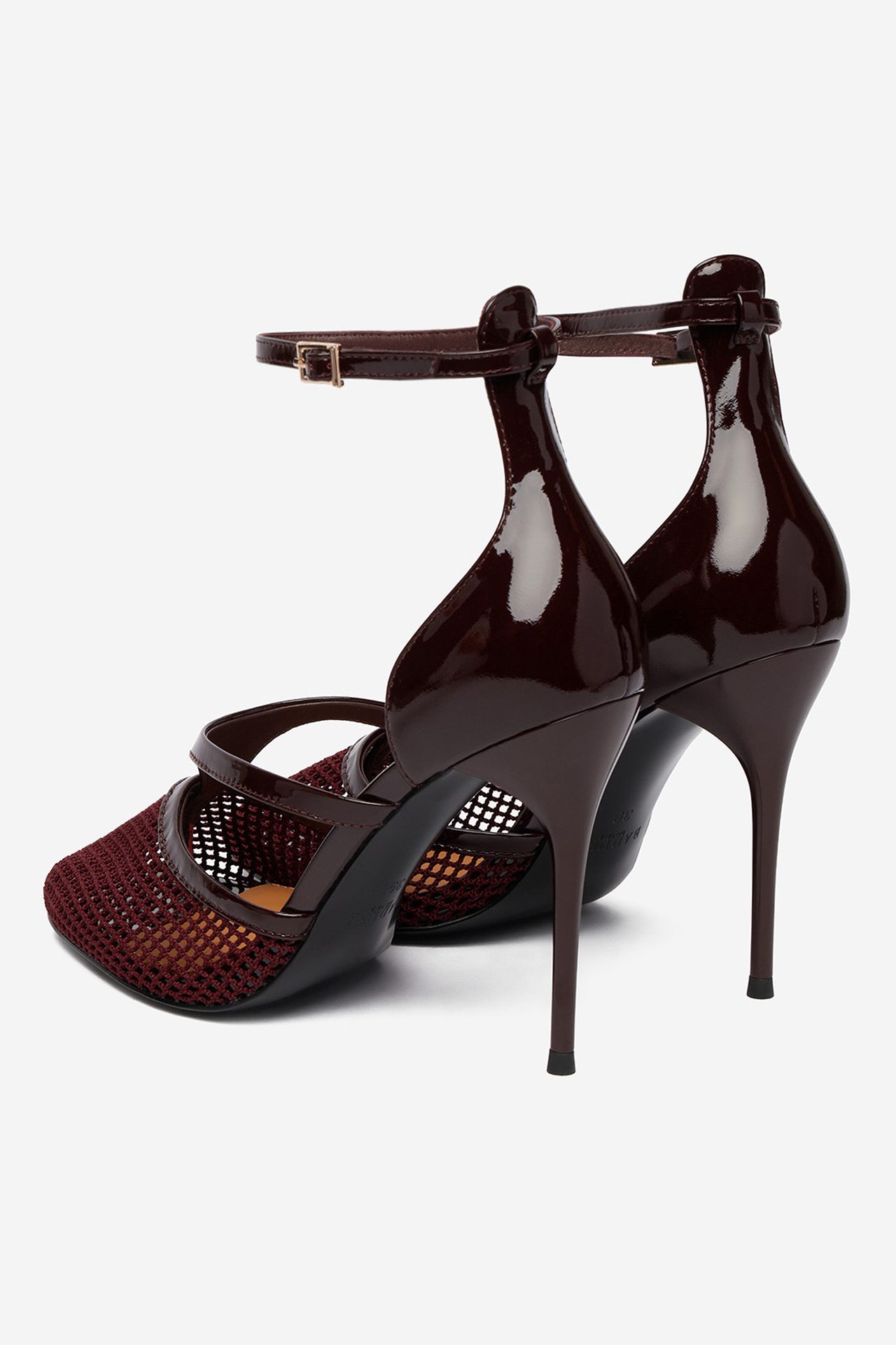 Pantofi stiletto Vișiniu