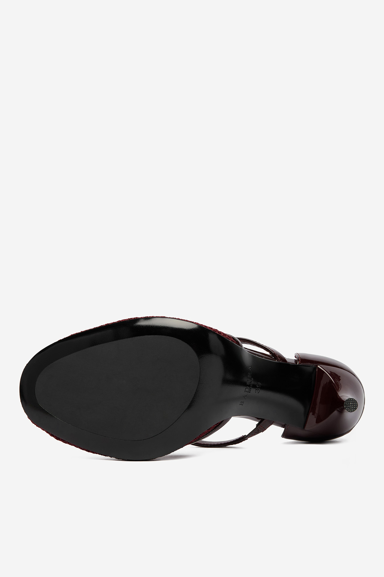 Pantofi stiletto Vișiniu