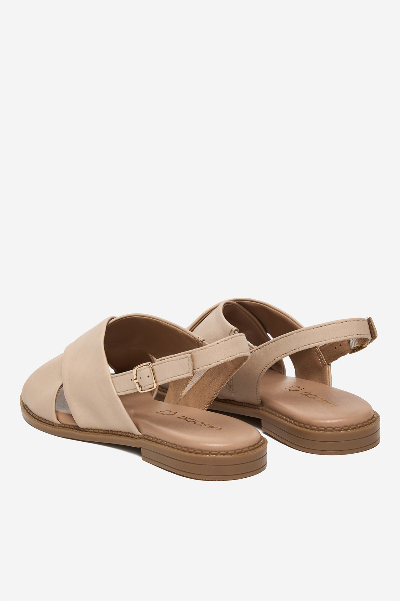 Sandály Světle béžová