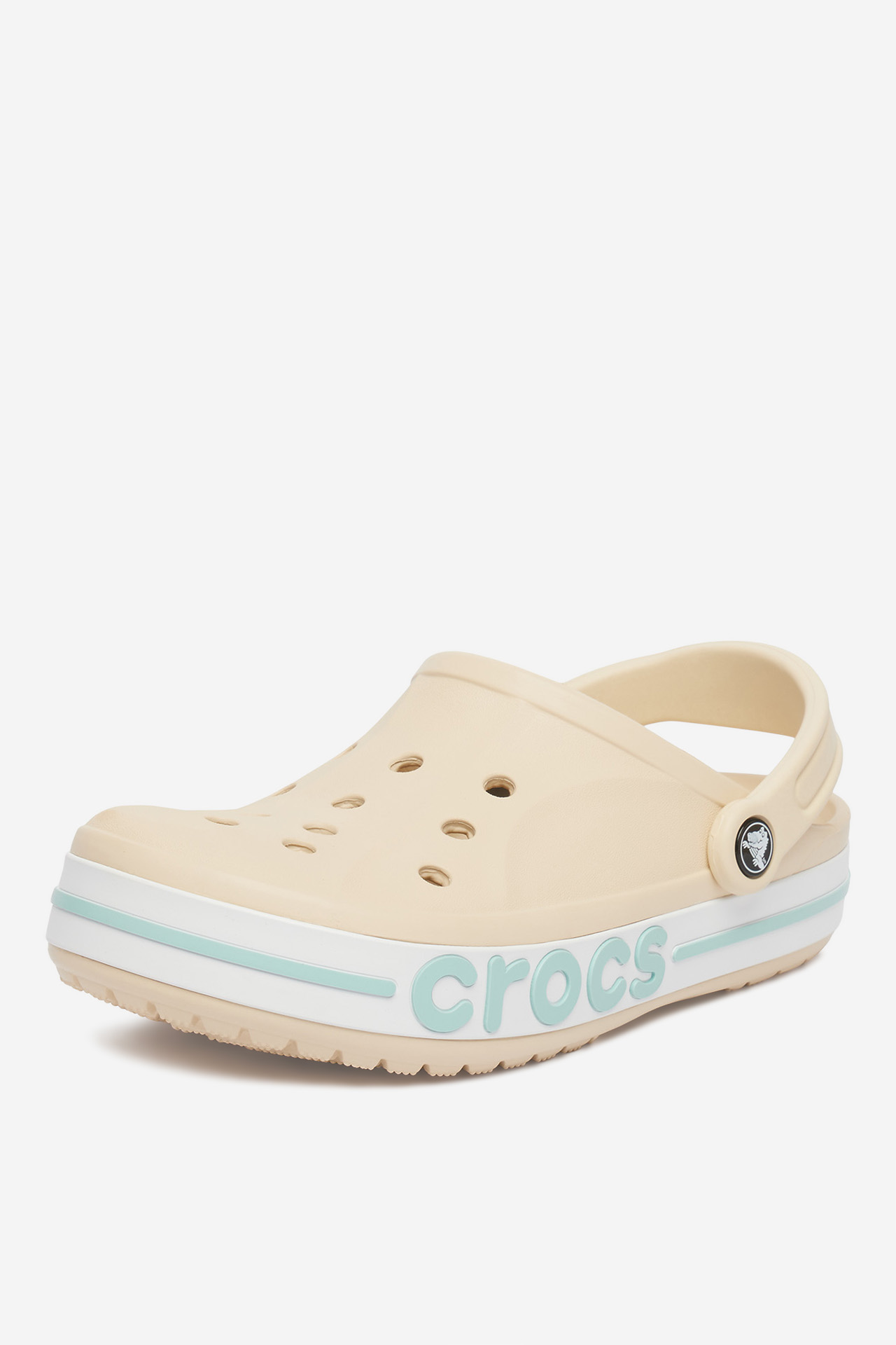 Klapki basenowe Crocs WB-BAYABAND CLOG 205089-1LI Beżowy