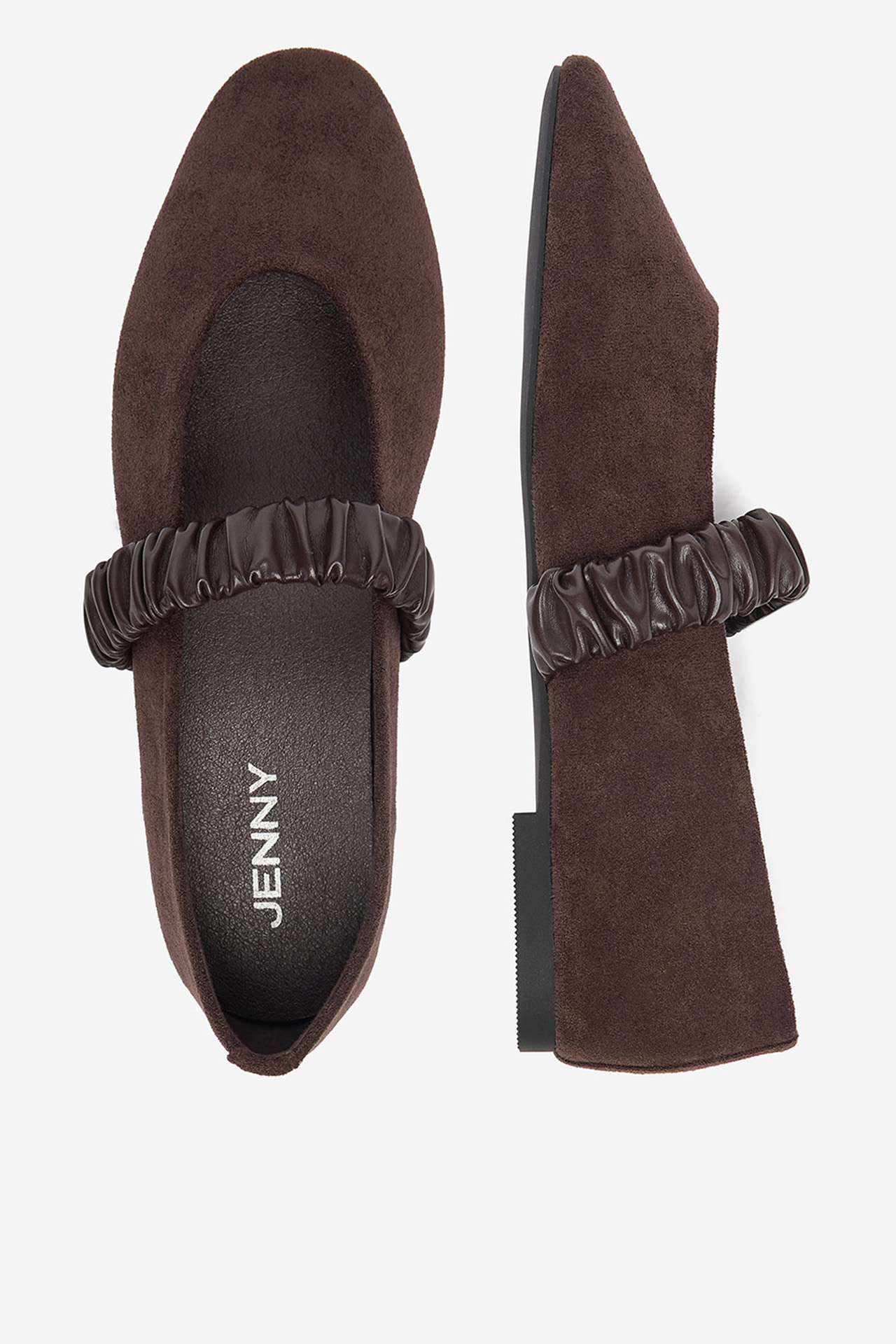 Baleríny Tmavě hnědá