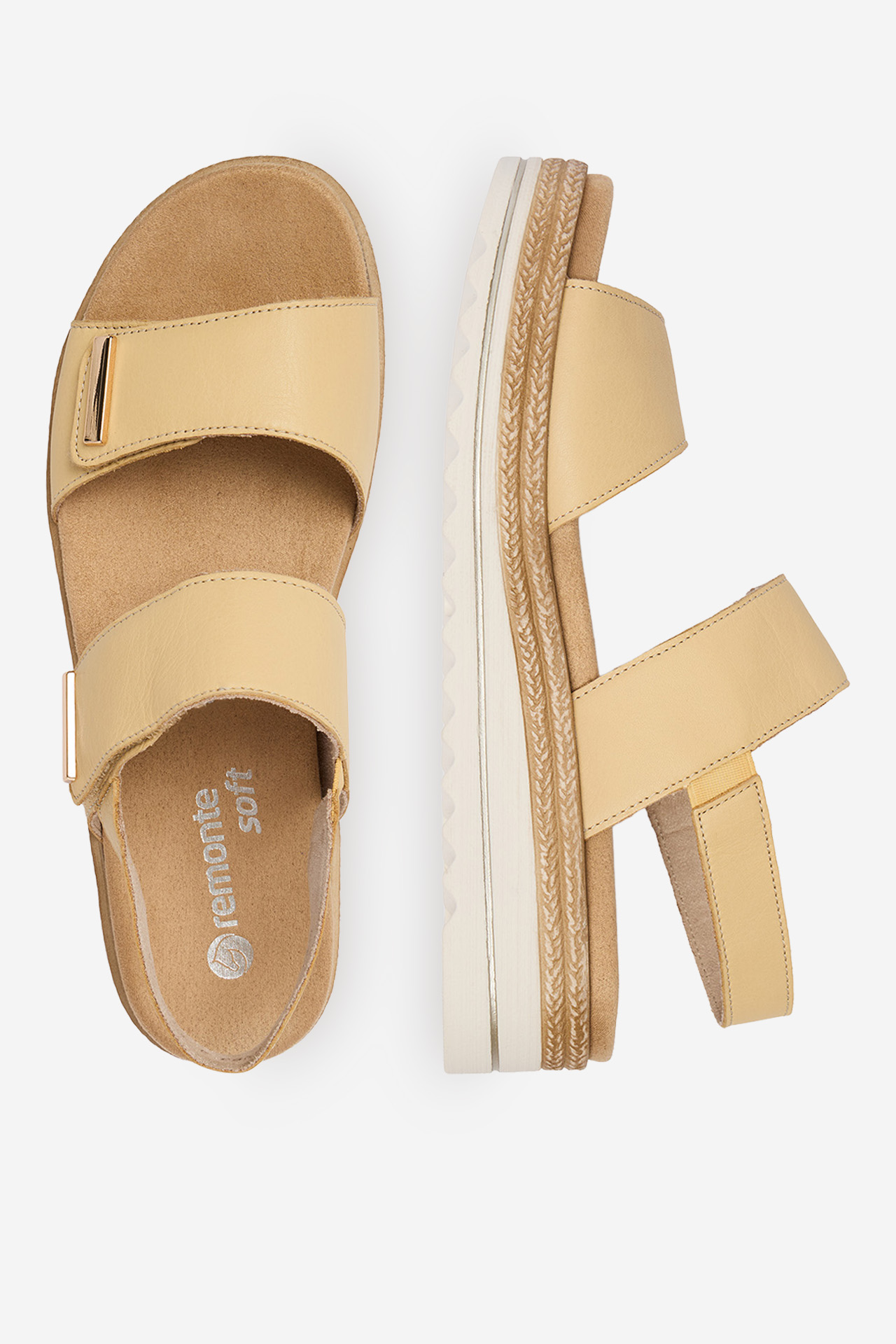 Sandale Galben deschis