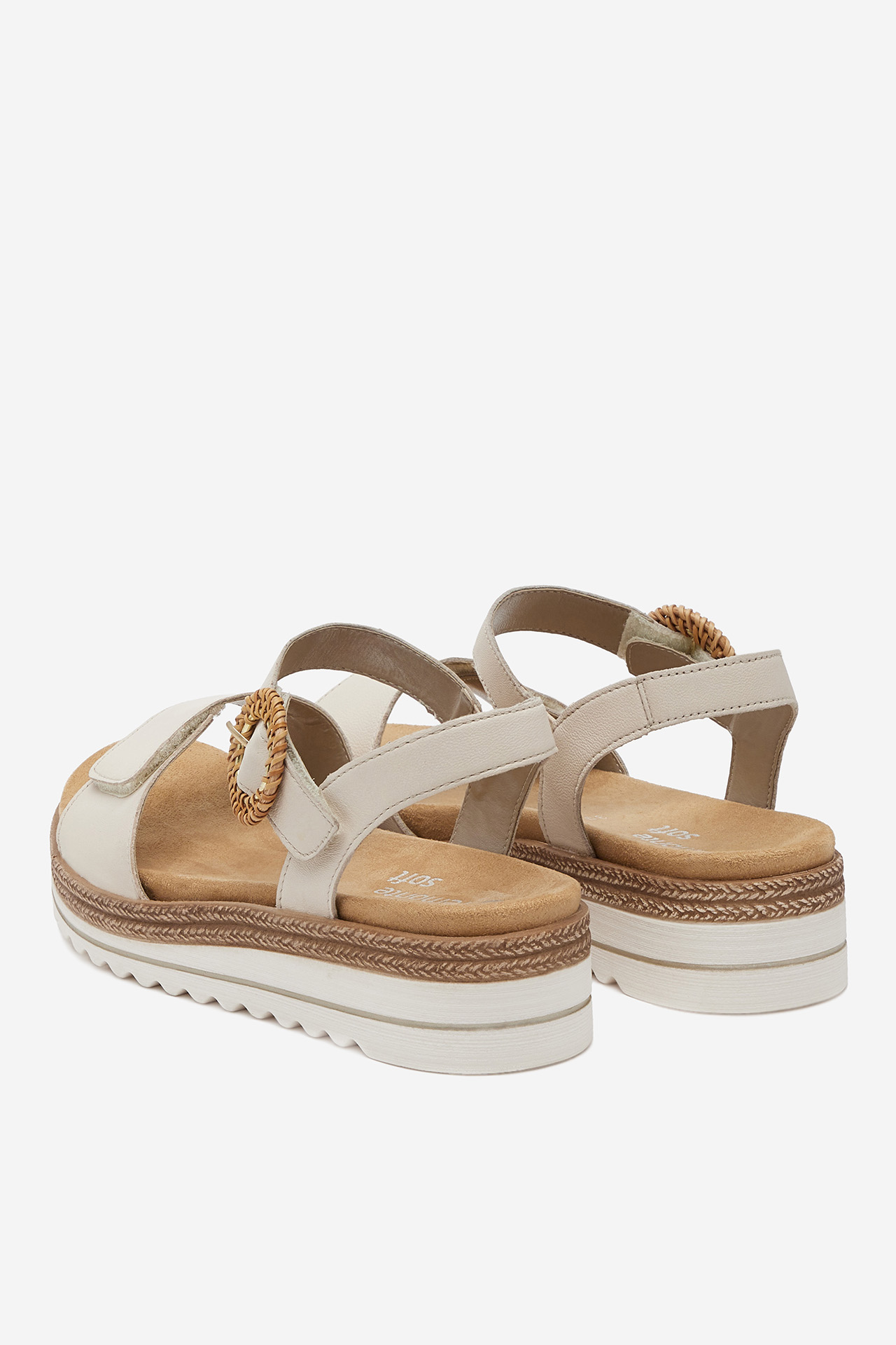 Sandály Krémová