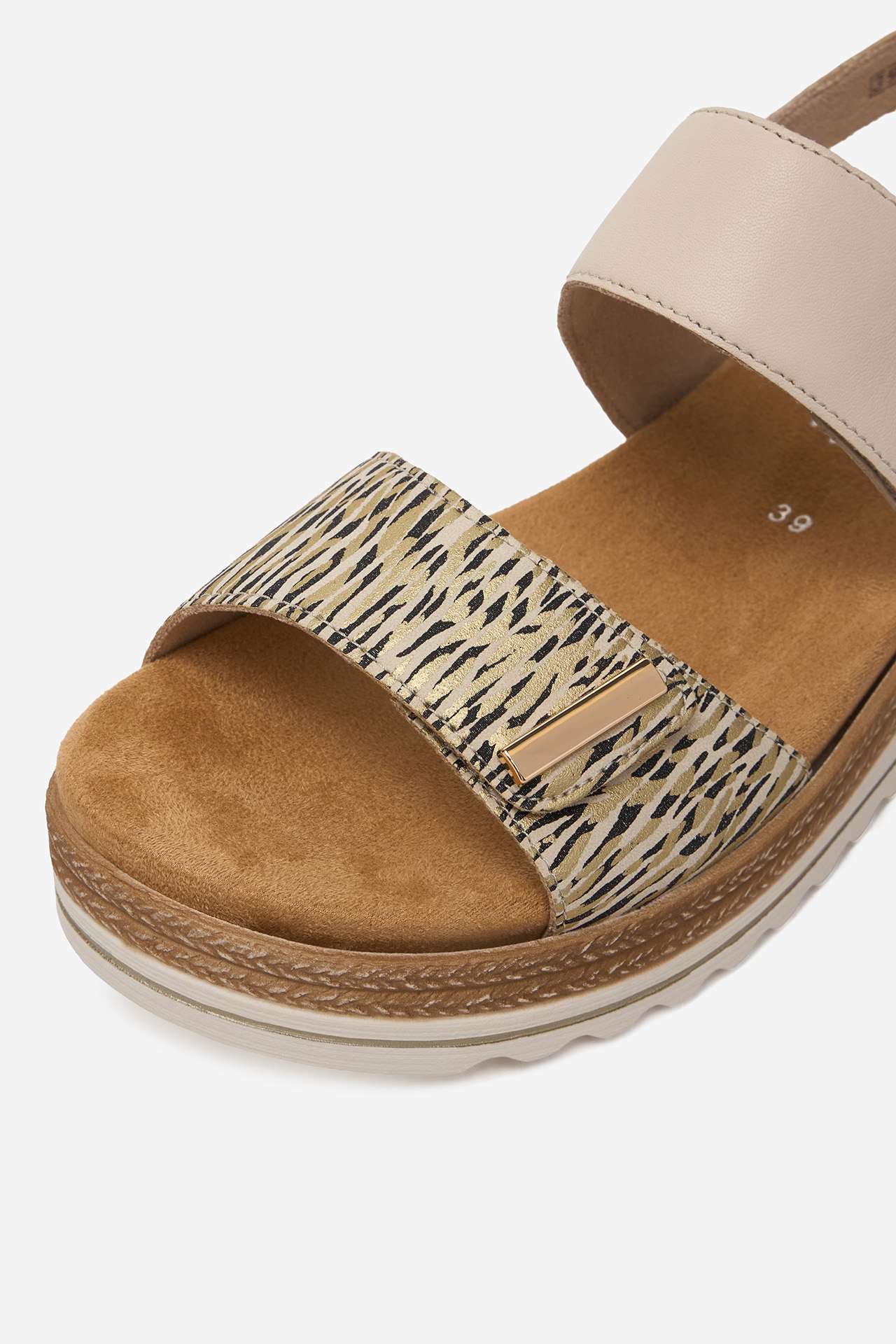 Sandály Světle béžová