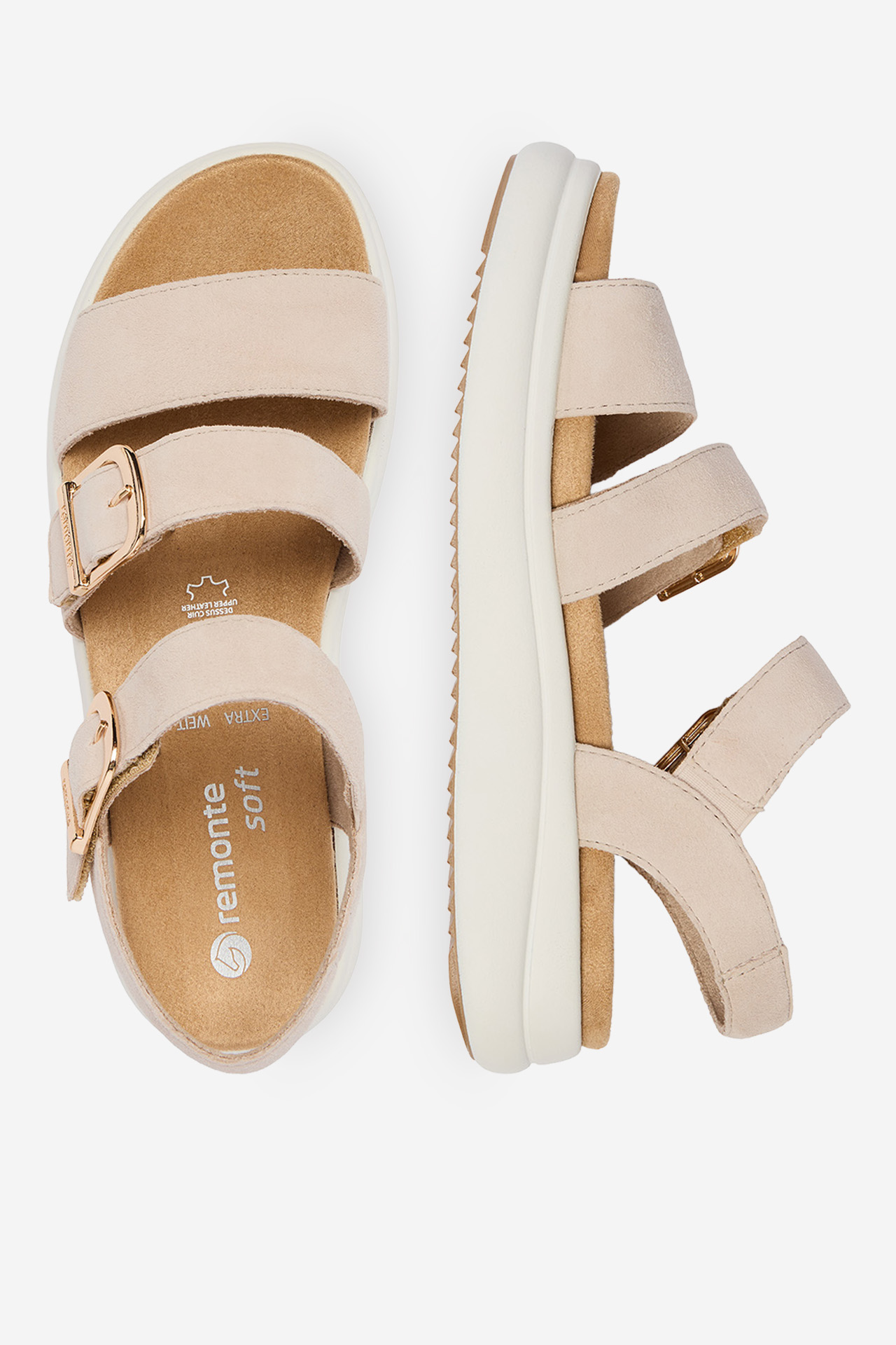 Sandály Světle béžová