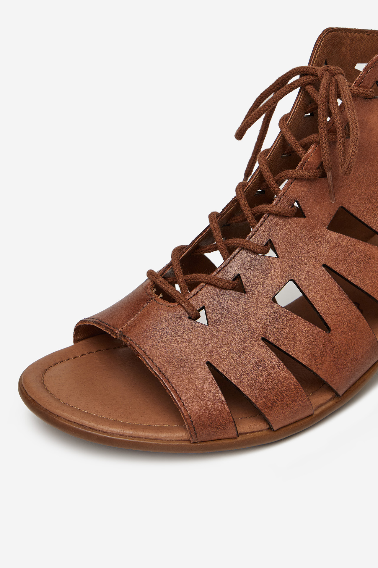 Sandály Hnědá