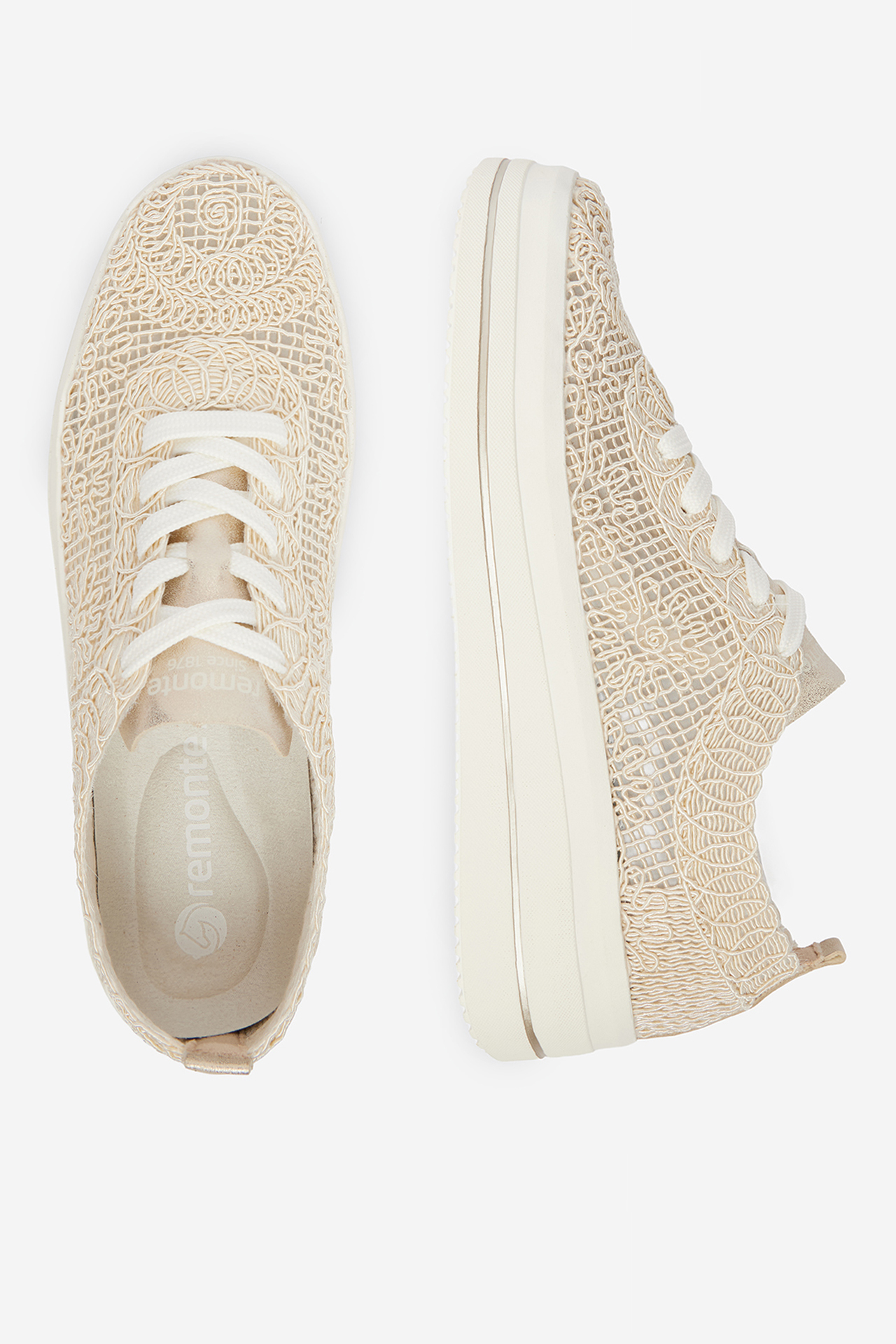 Sneakersy Světle béžová