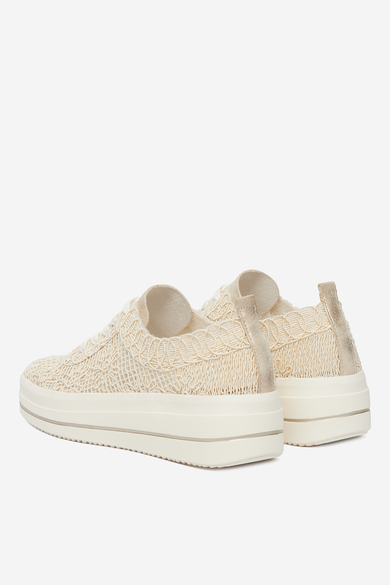 Sneakersy Světle béžová