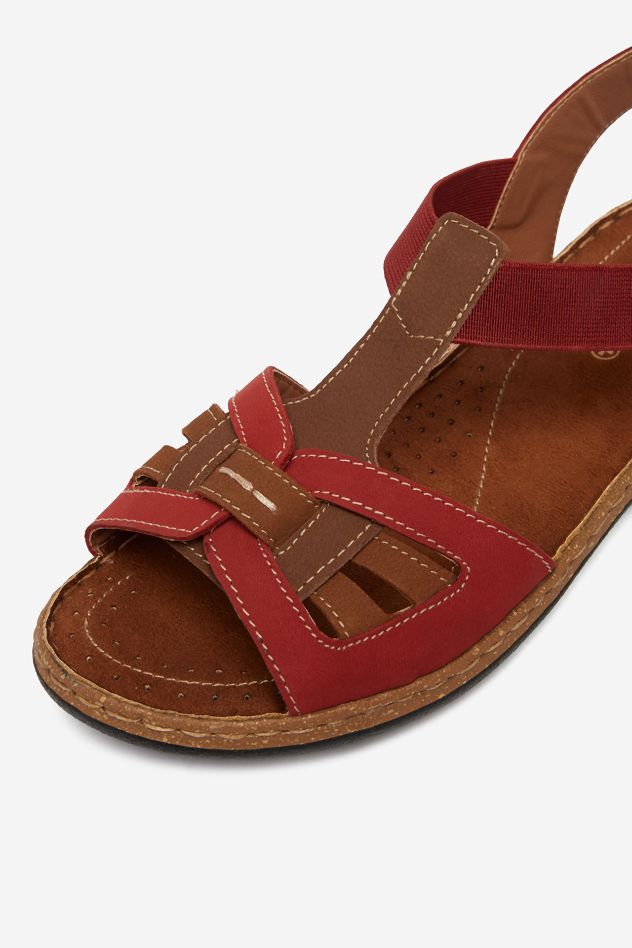 Sandali Rdeča