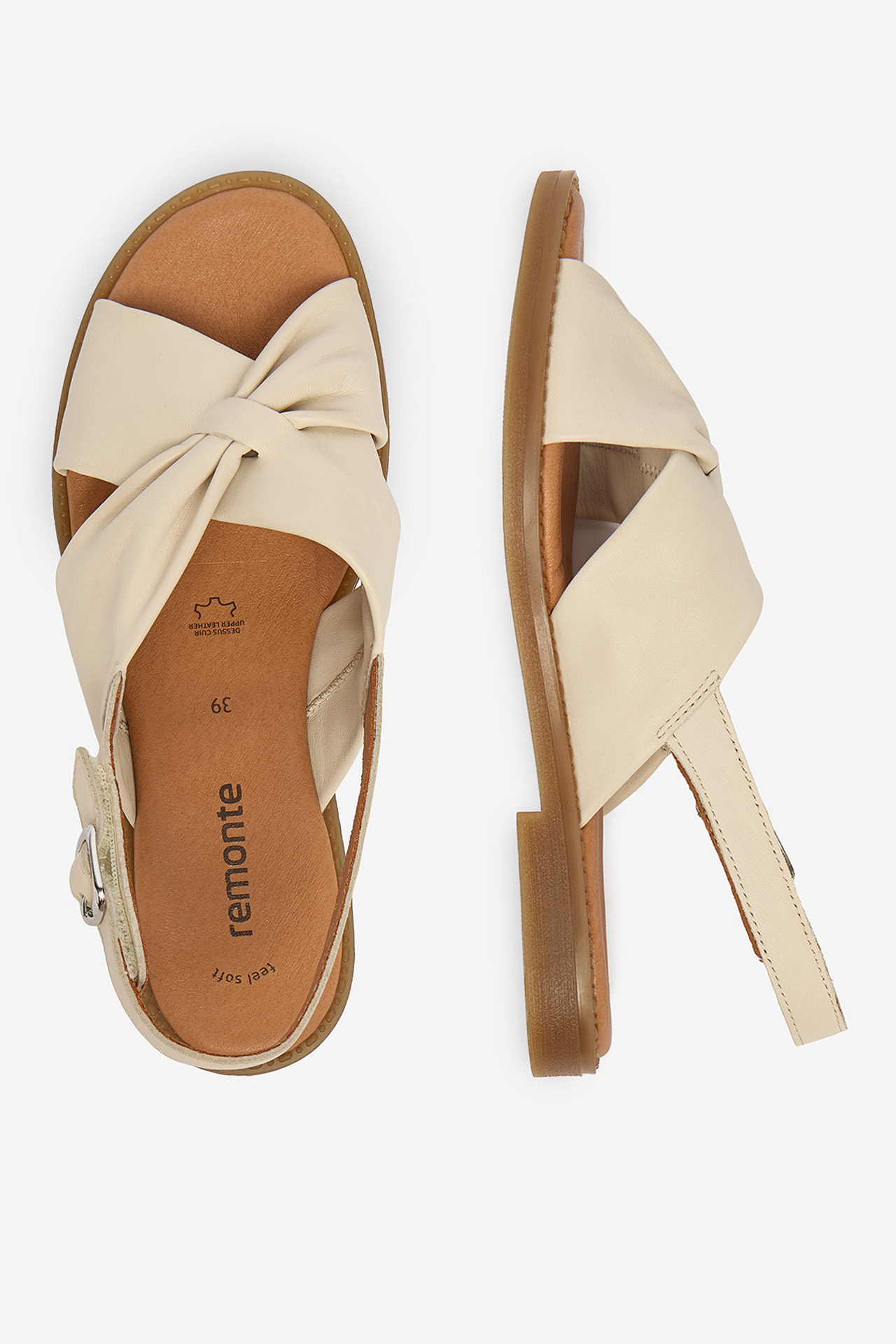 Sandály Světle béžová