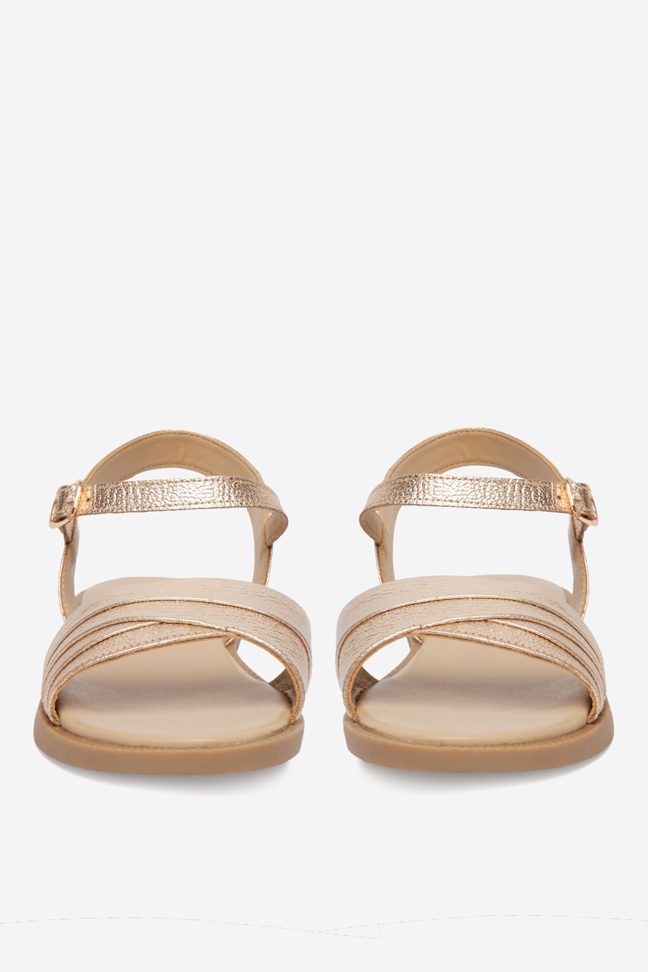 Sandály Zlatá