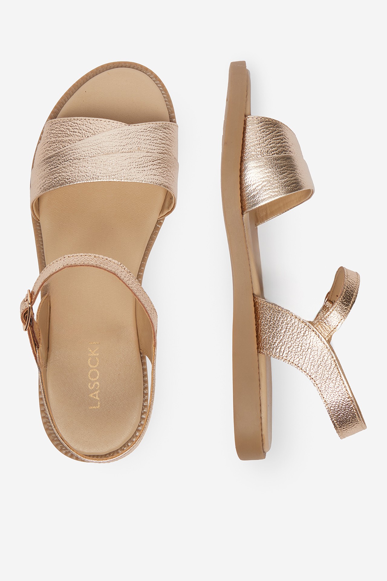 Sandály Zlatá