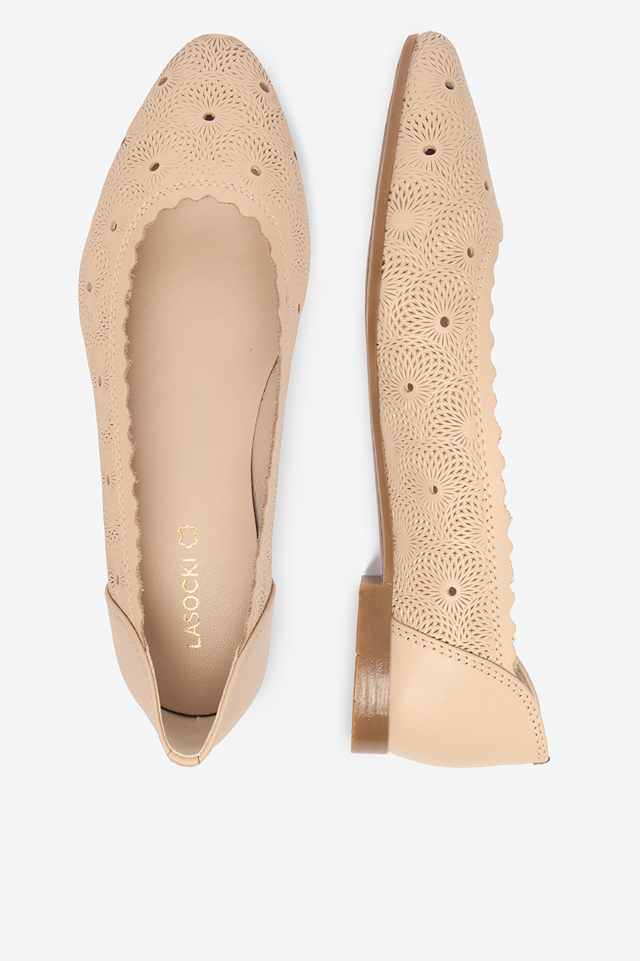 Baleríny Světle béžová