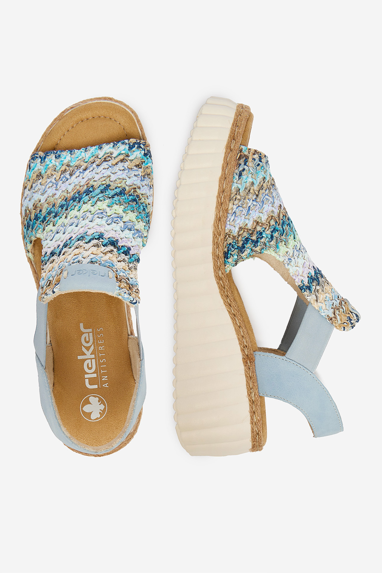 Sandali Svetlo modra