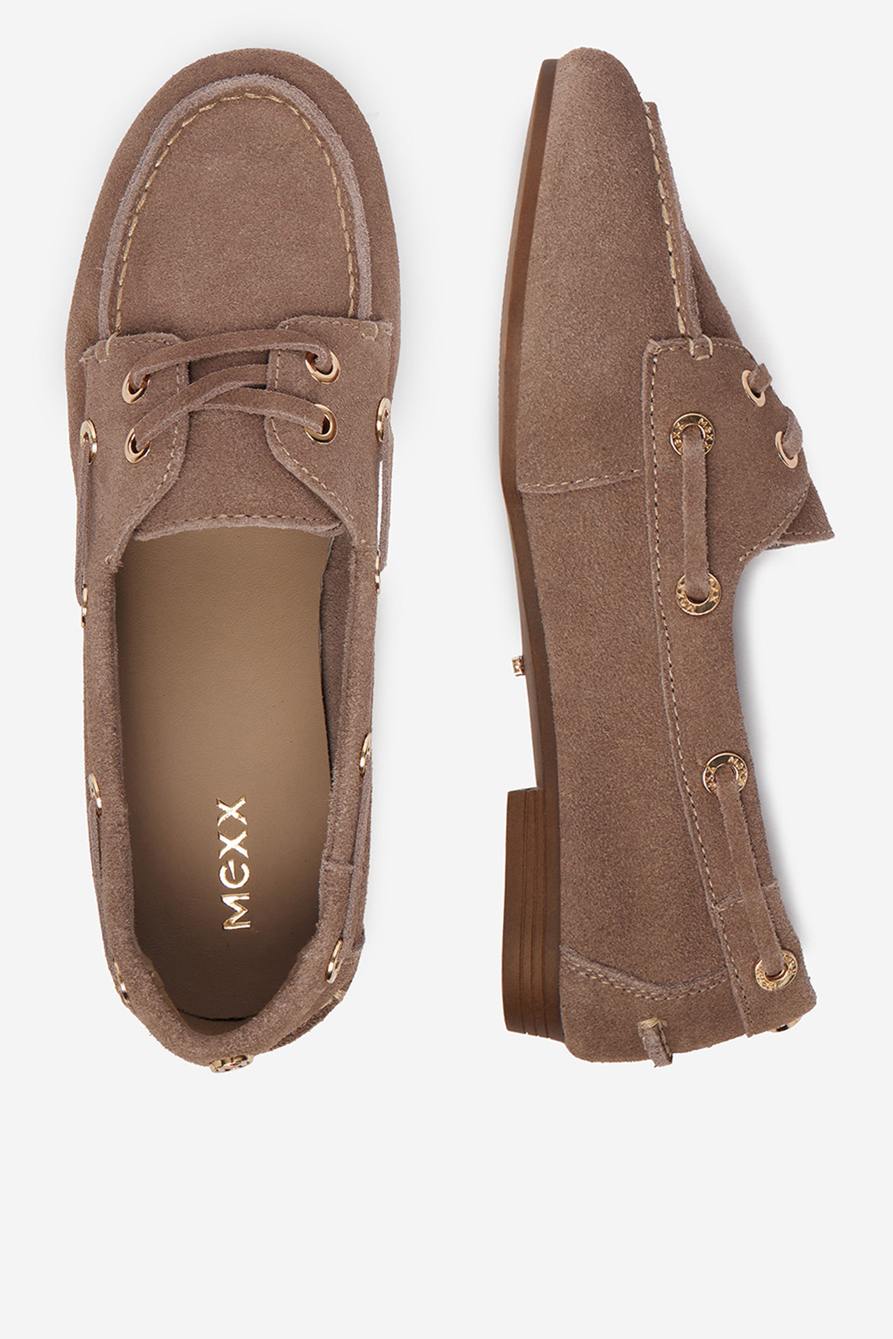 Mokasíny Tmavě béžová