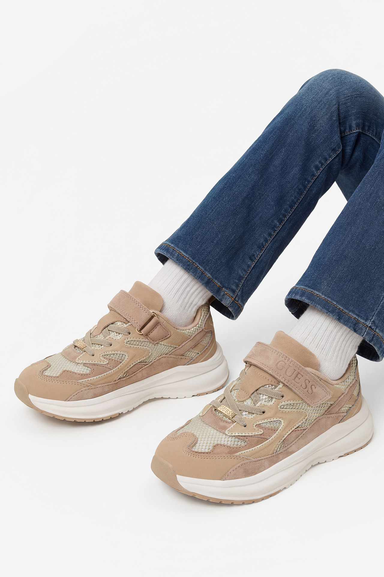 Sneakersy Tmavě béžová