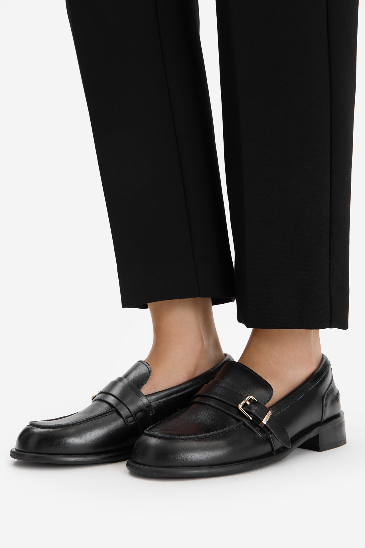 Loafersy Černá
