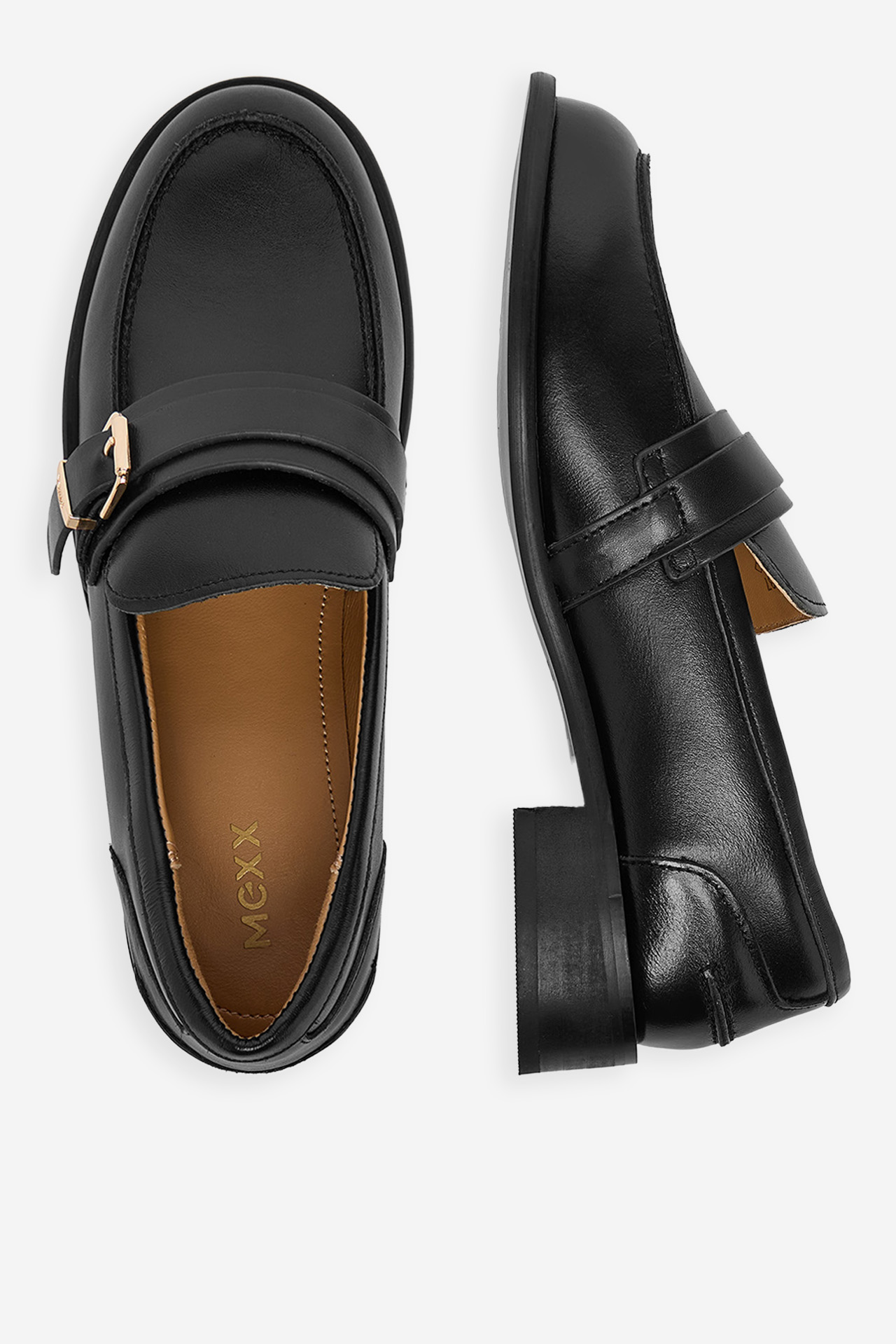 Loafersy Černá