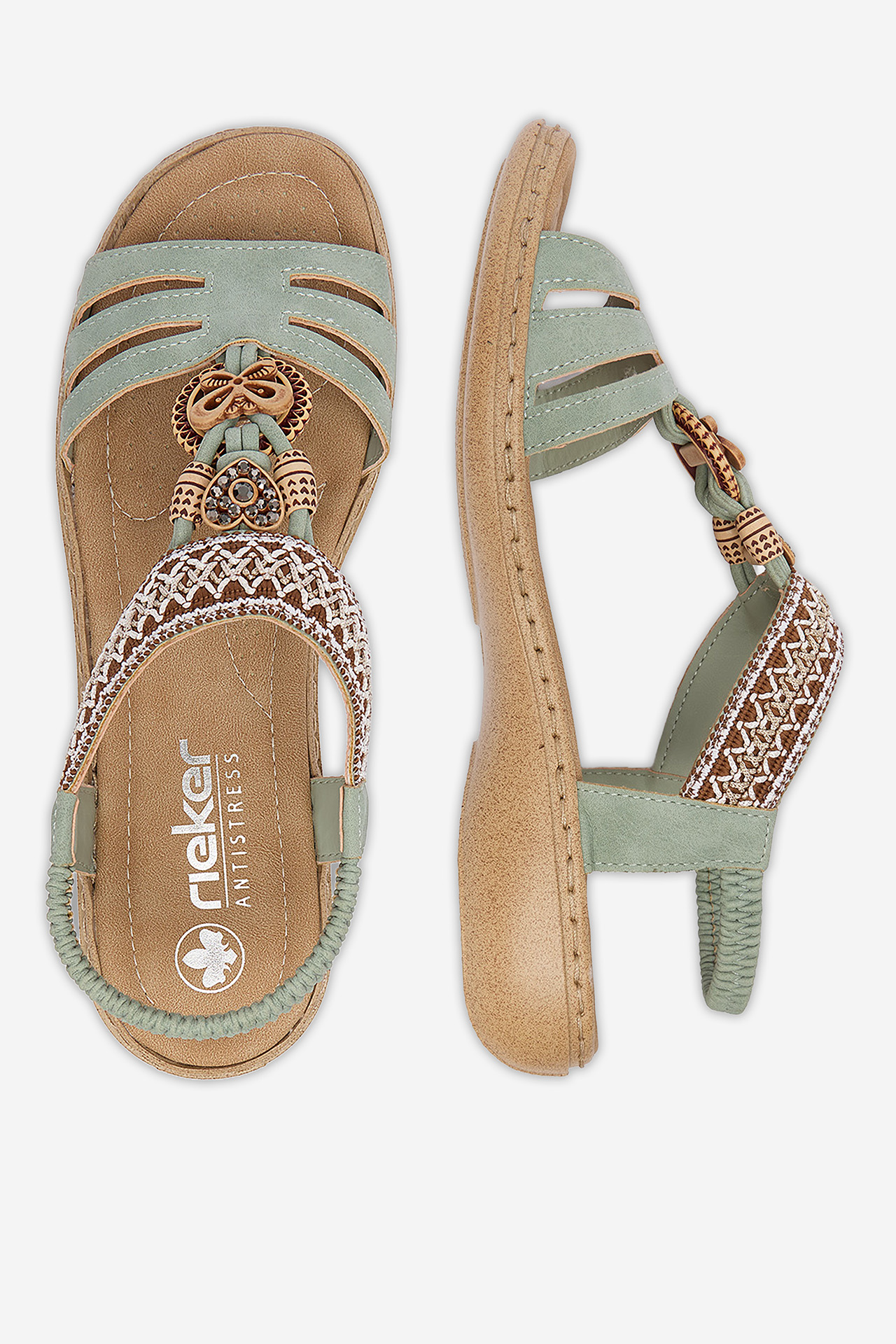 Sandali Svetlo zelena