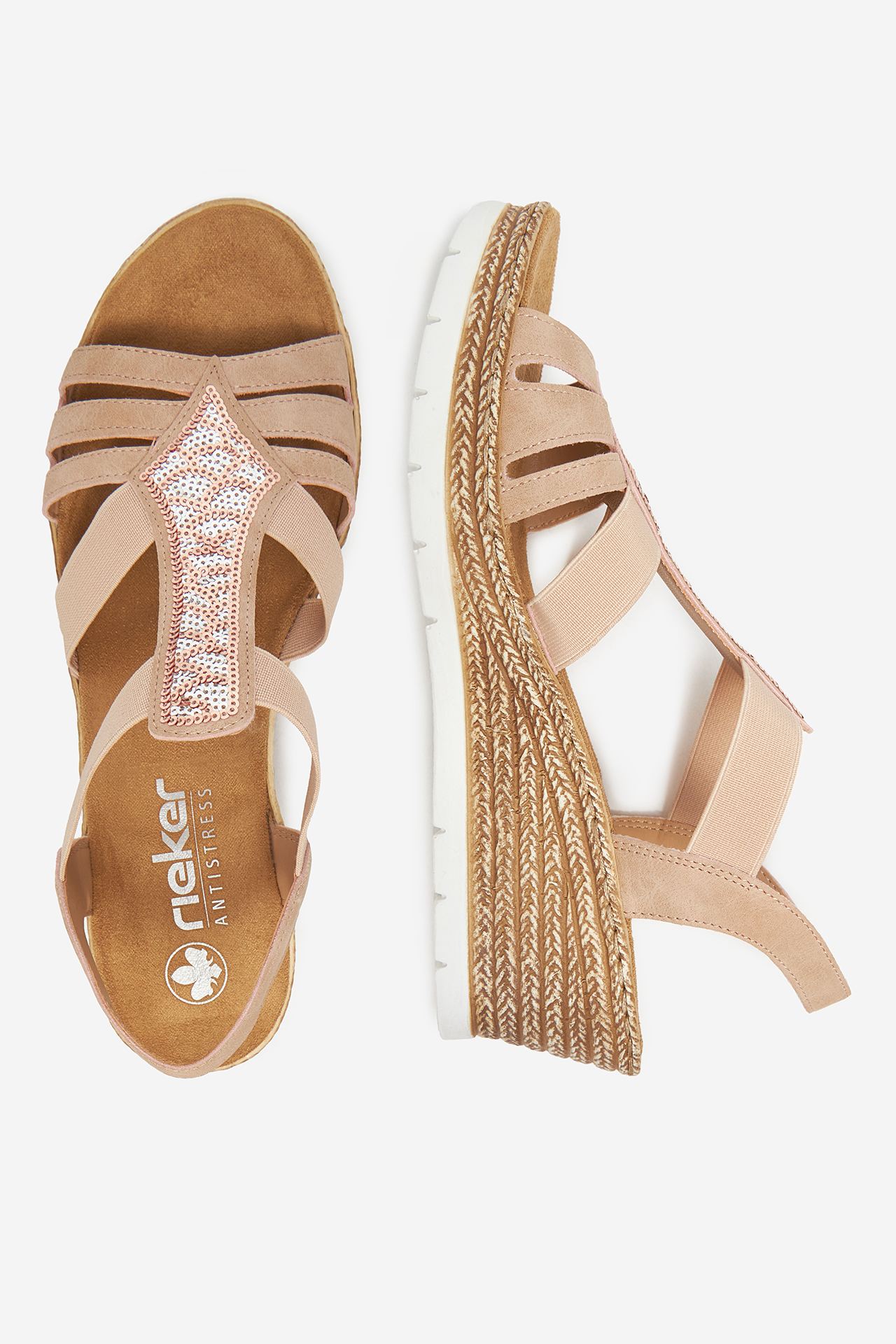 Sandály Světle růžová