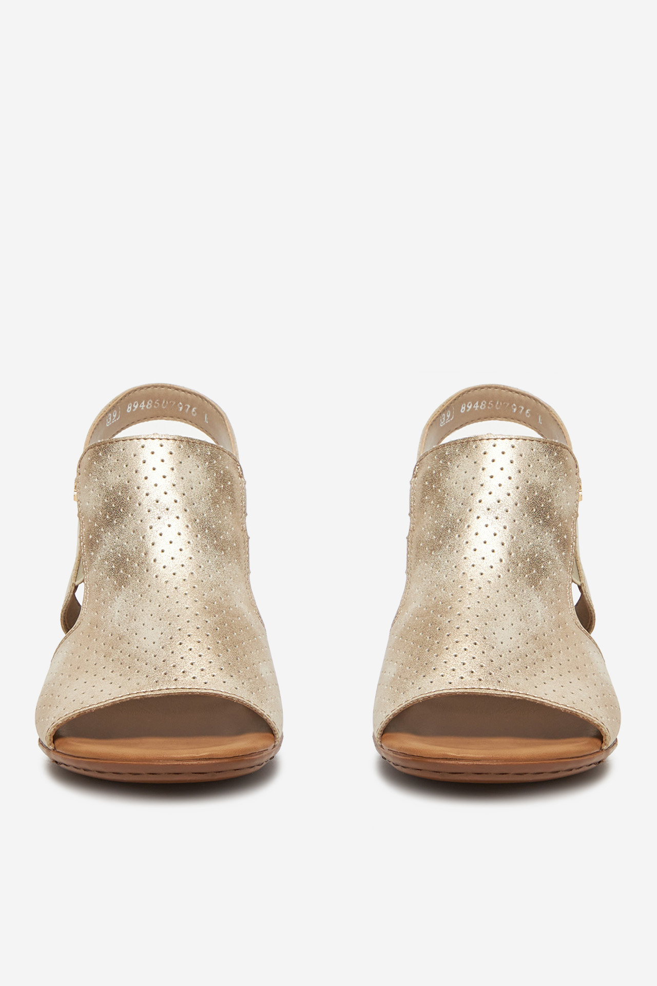 Sandály Zlatá