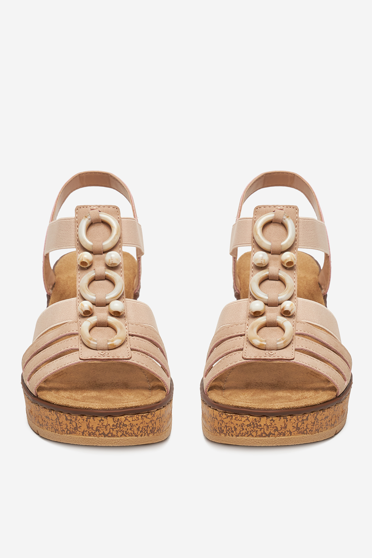 Sandály Světle béžová