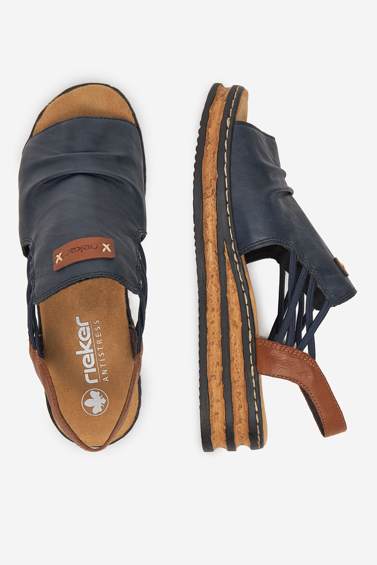 Sandály Tmavomodrá