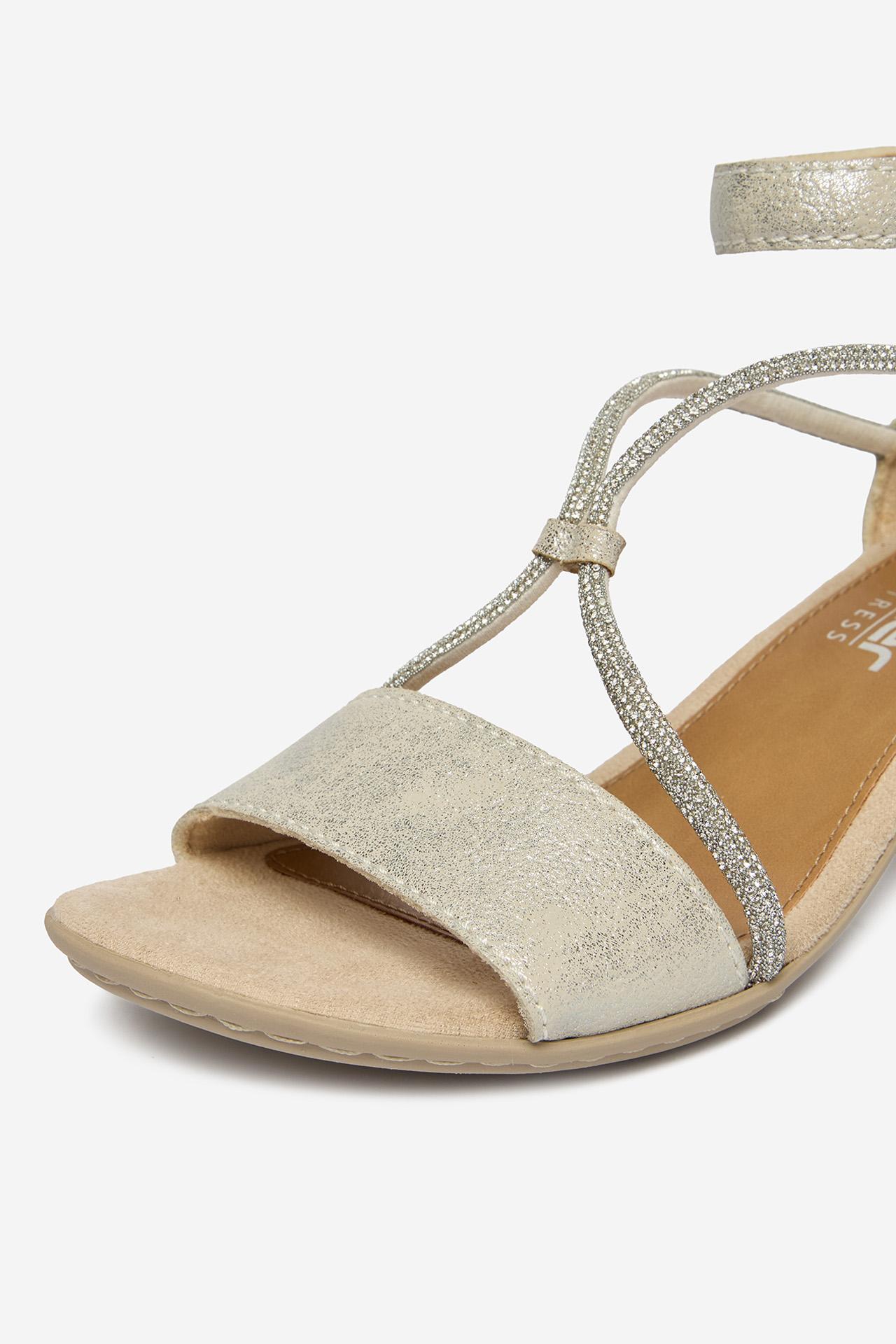 Sandály Stříbrná