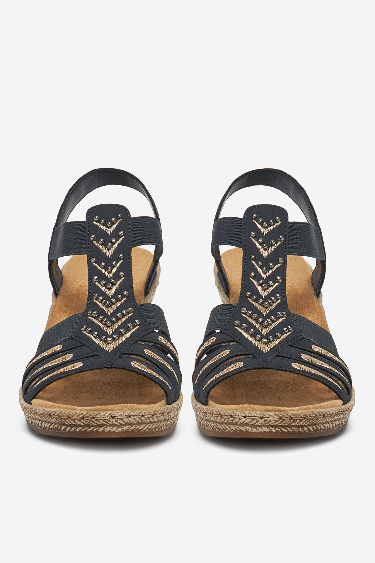 Sandály Tmavomodrá