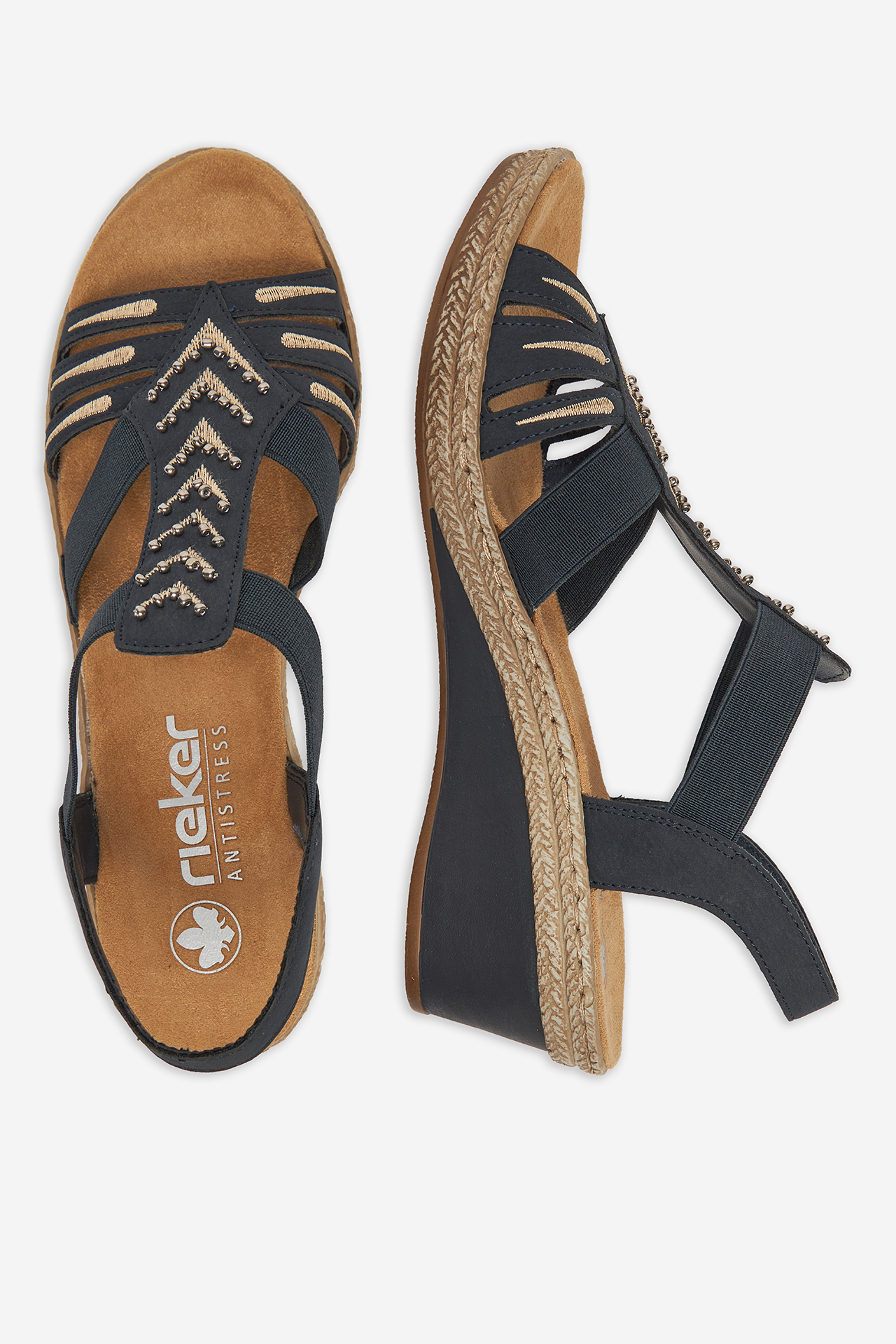 Sandály Tmavomodrá