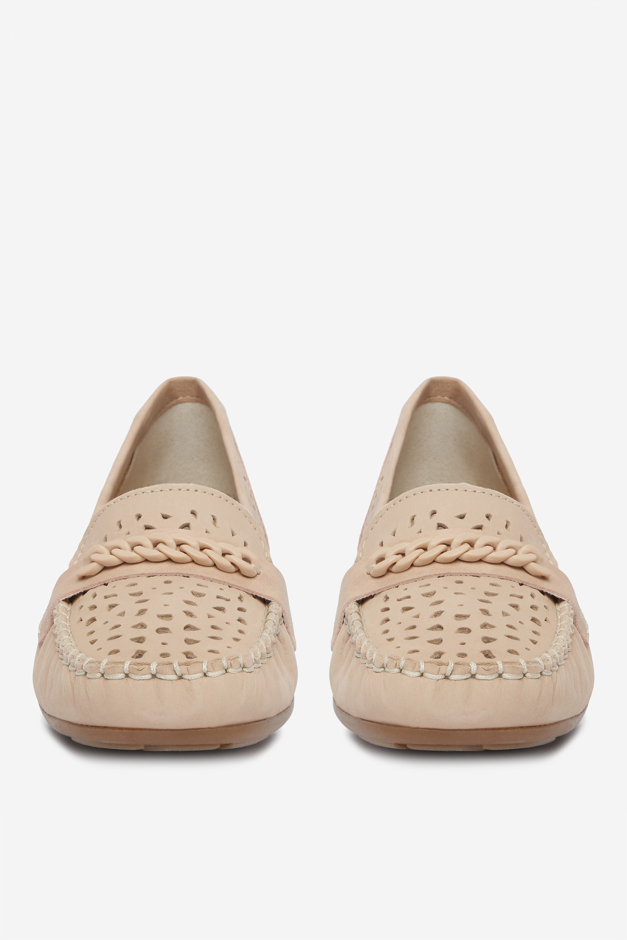 Mokasíny Světle béžová