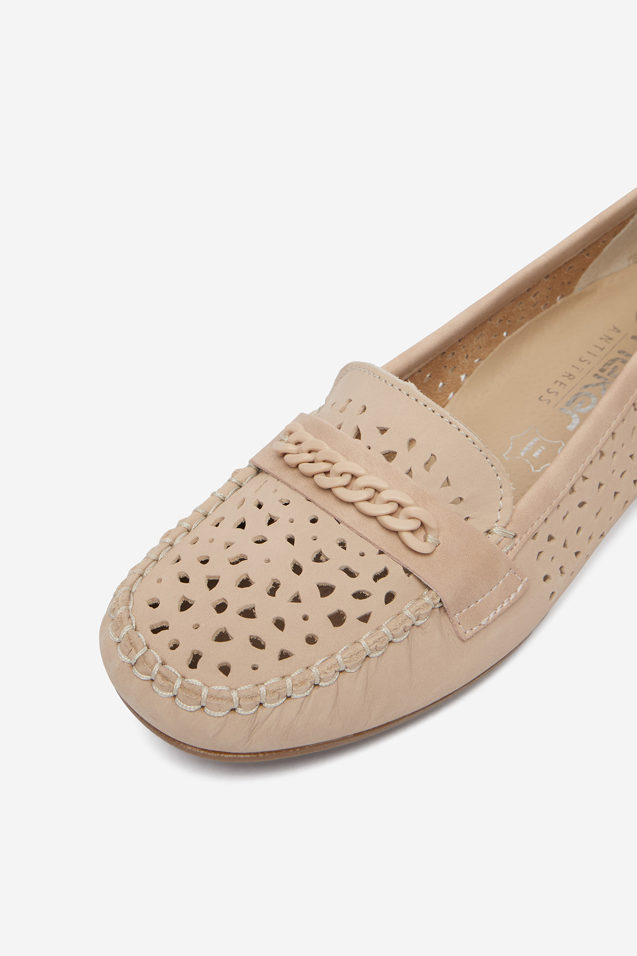 Mokasíny Světle béžová