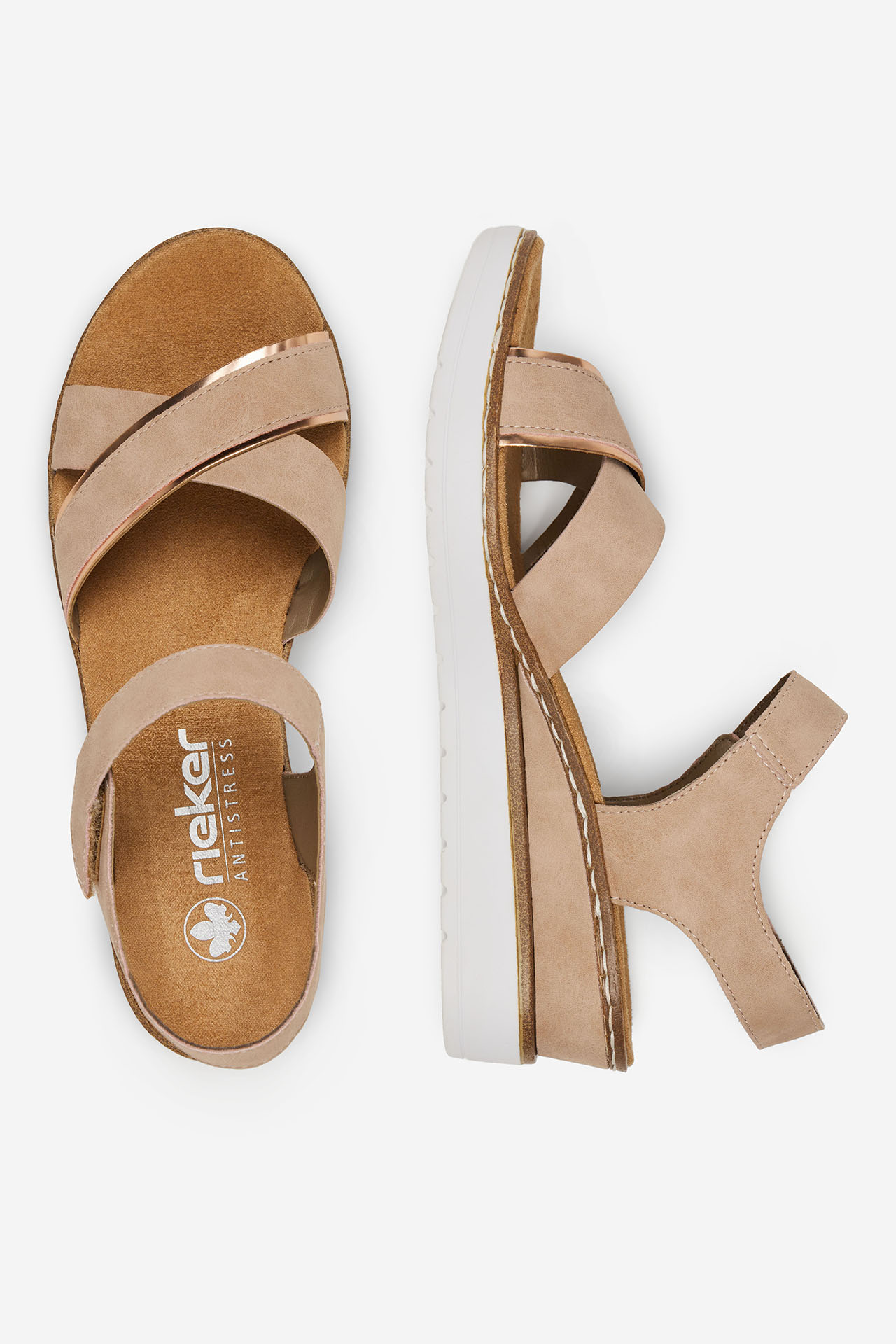 Sandály Světle růžová